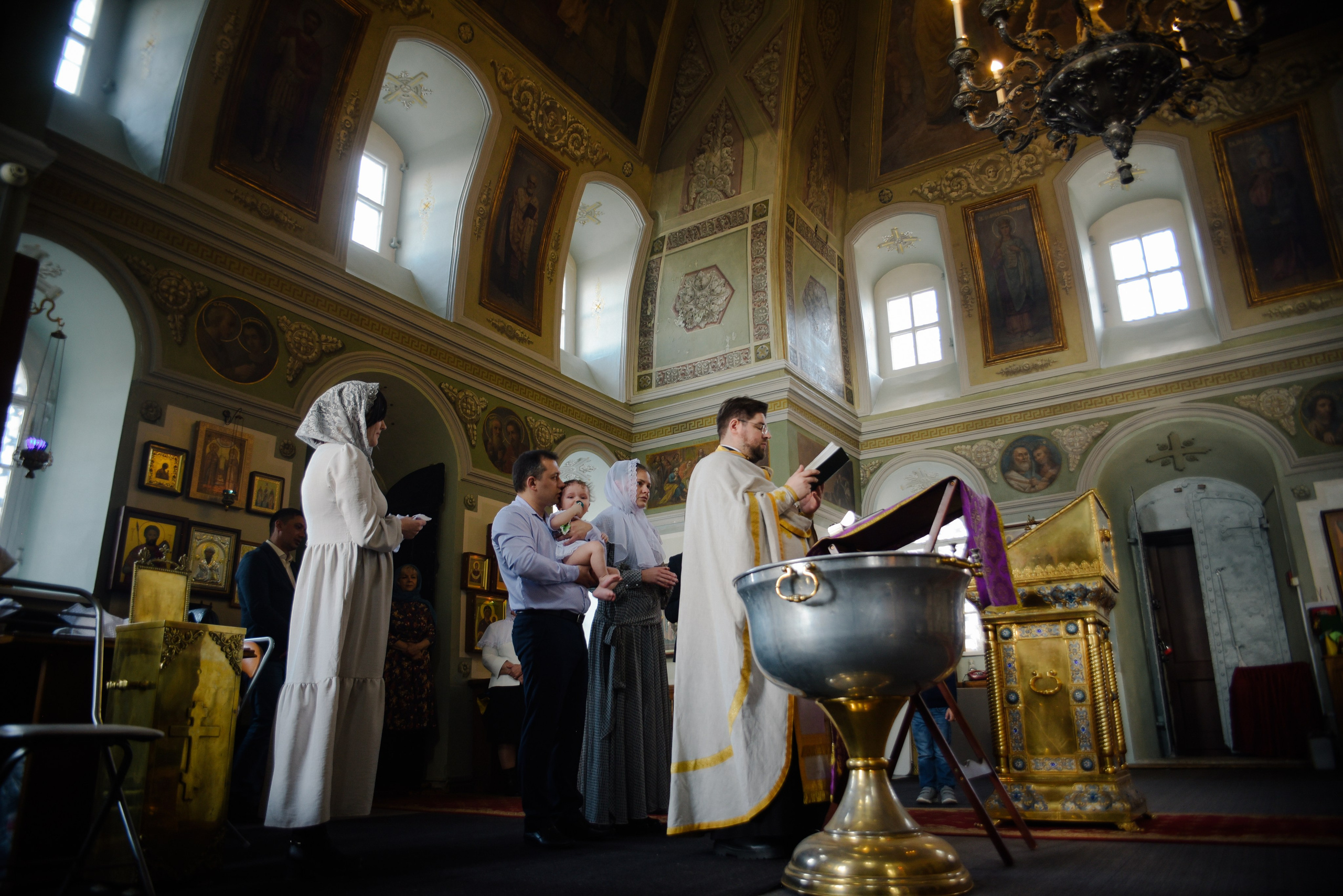 Крещение Алексея. Фотограф Лола Волна, город Москва