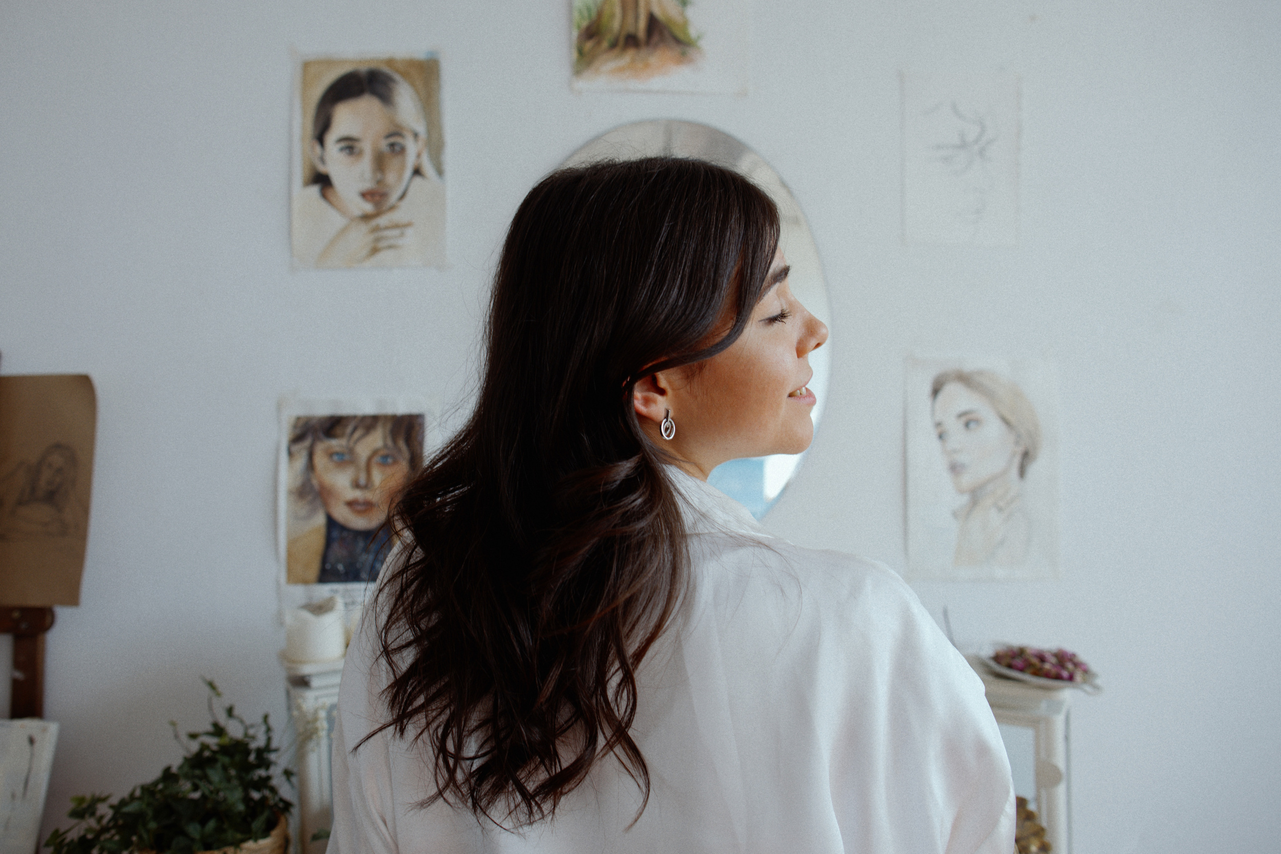 Альбина. Фотосессия в студии Арт-пространство свобода. Свадебный фотограф в Москве Никифоров-Гордеев Константин