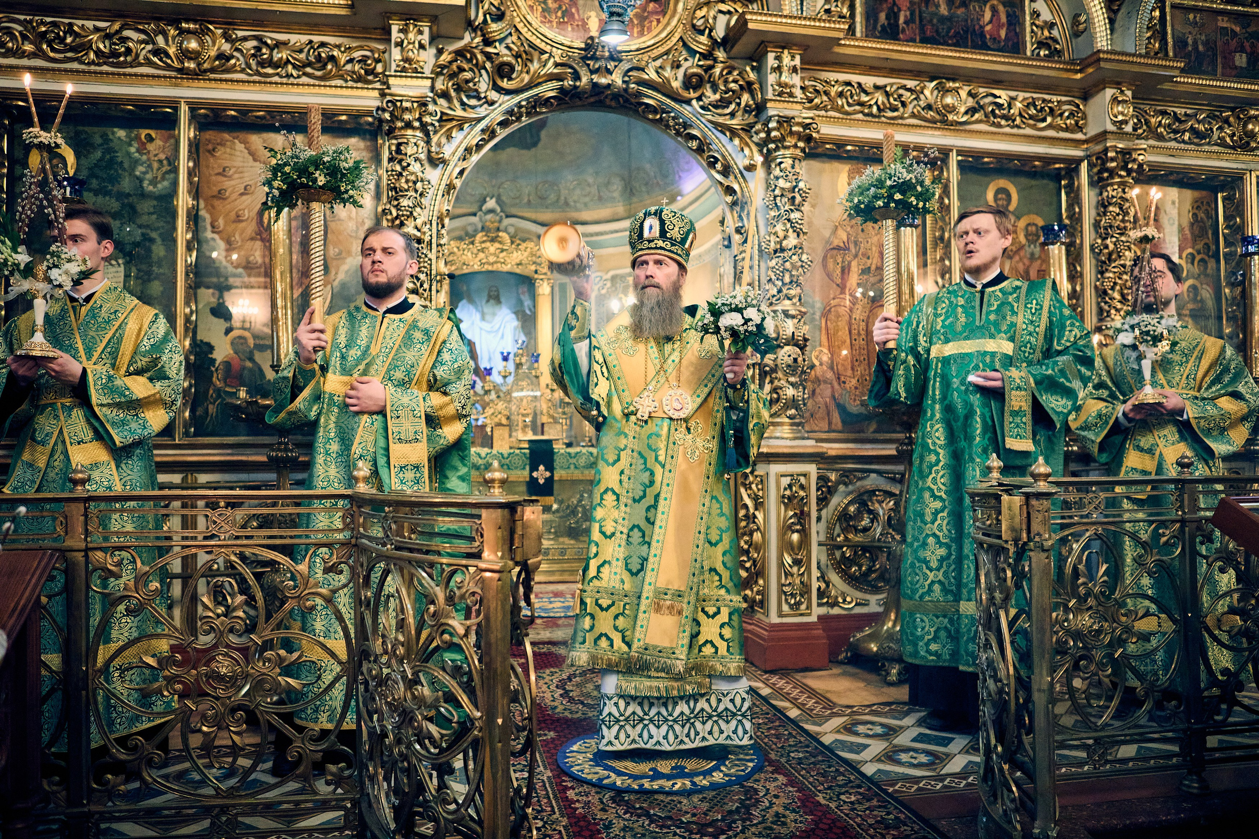 На всенощном бдении под Неделю ваий. DMITRY MOISEENKO — фотограф, художник, топ-стилист