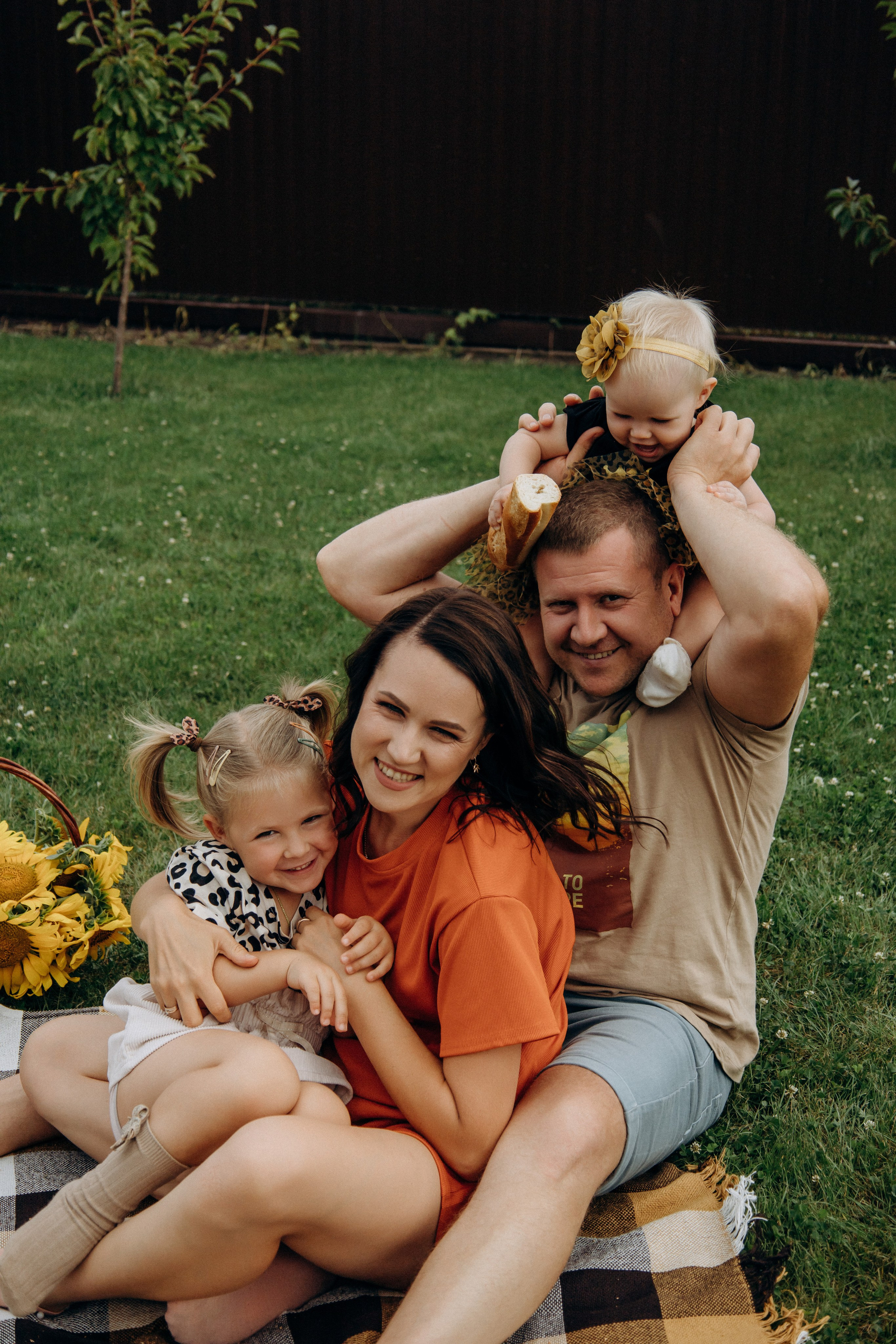 Хрустящие батоны и крошка Милана. Портретный и семейный фотограф в Воронеже Ксения Ремизова