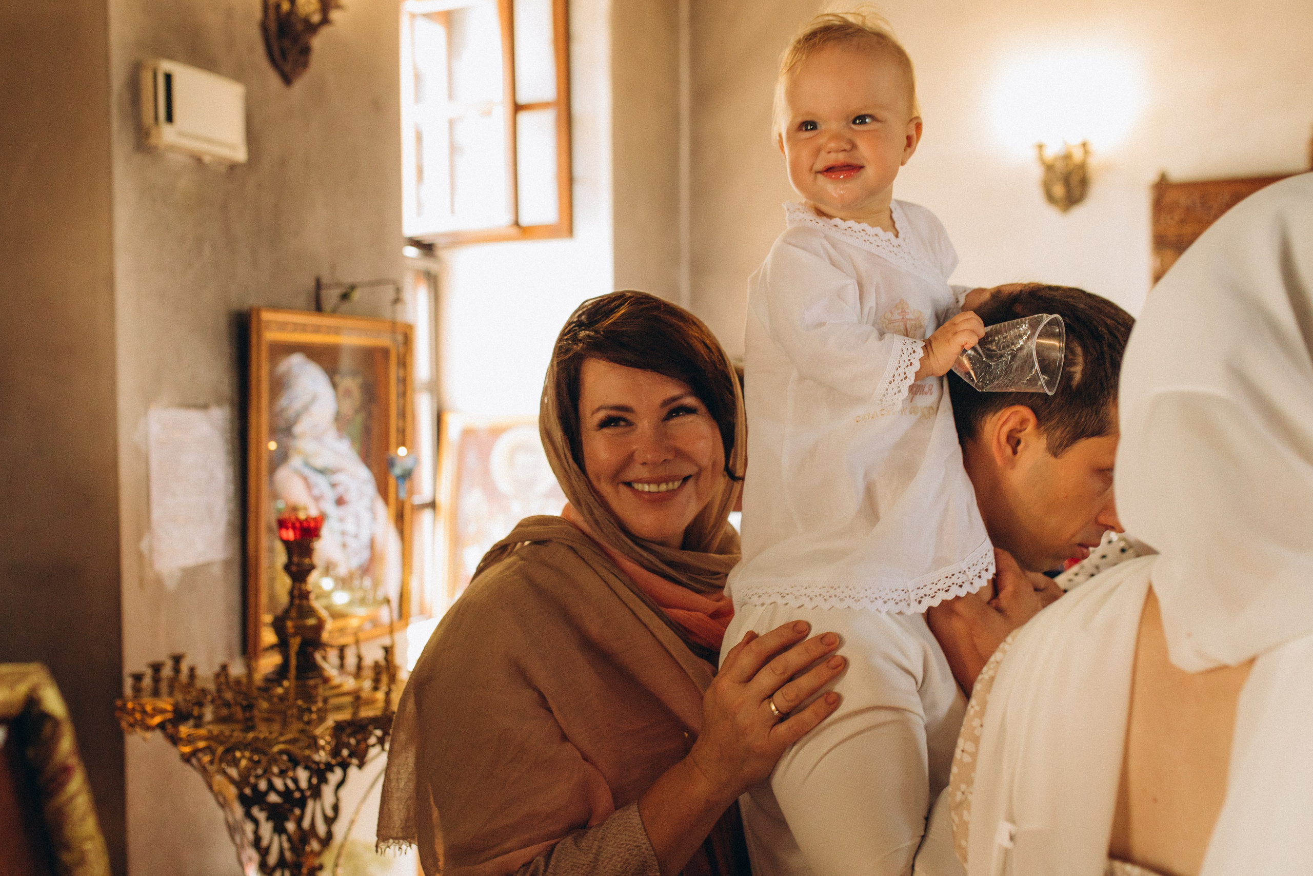 Крещение Марии. Семейный фотограф в Обнинске