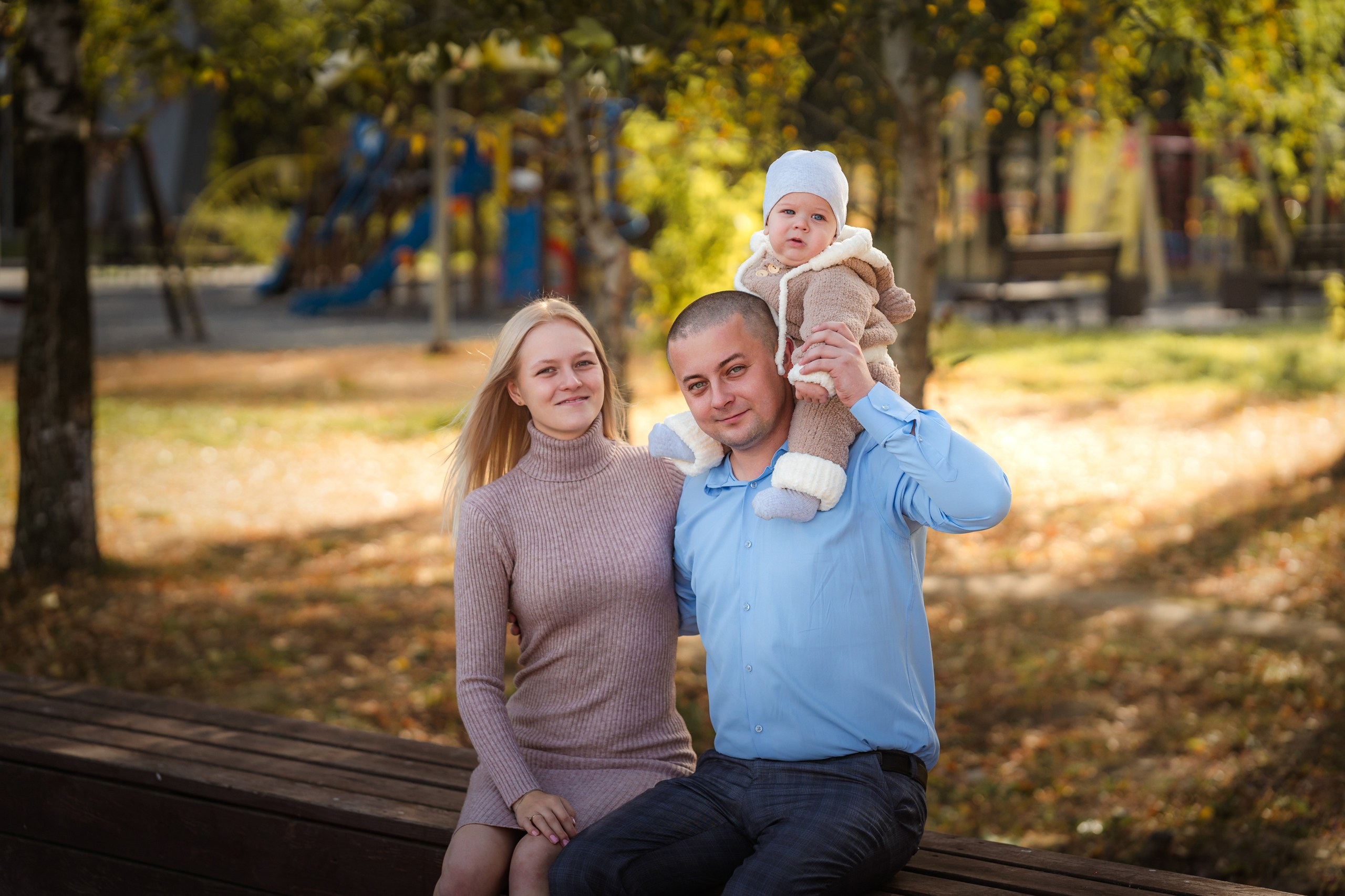 Фотопрогулка осенью. Семья Ирины