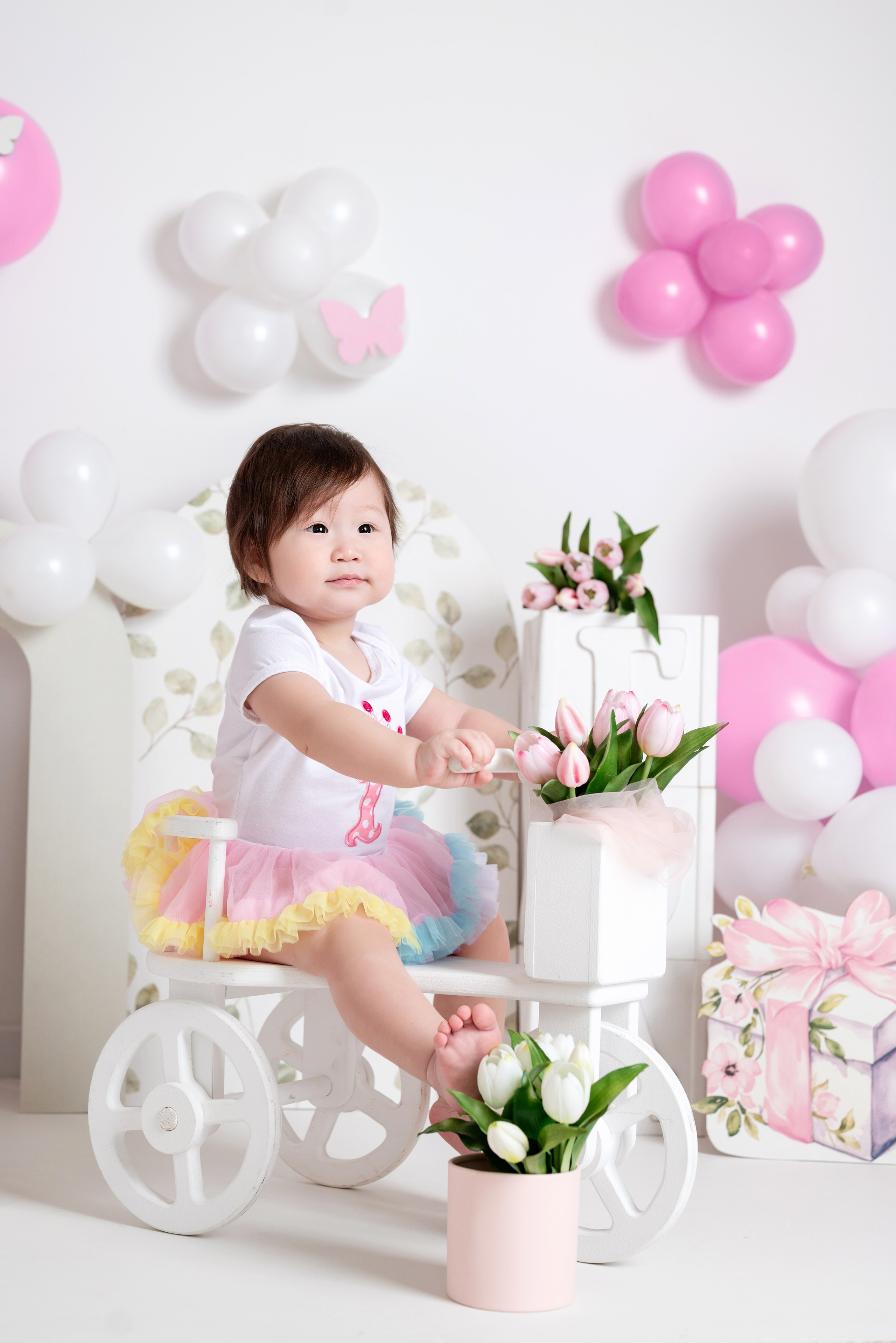 Алине 1 годик. Фотограф новорожденных в Норильске Виктория Шагалиева