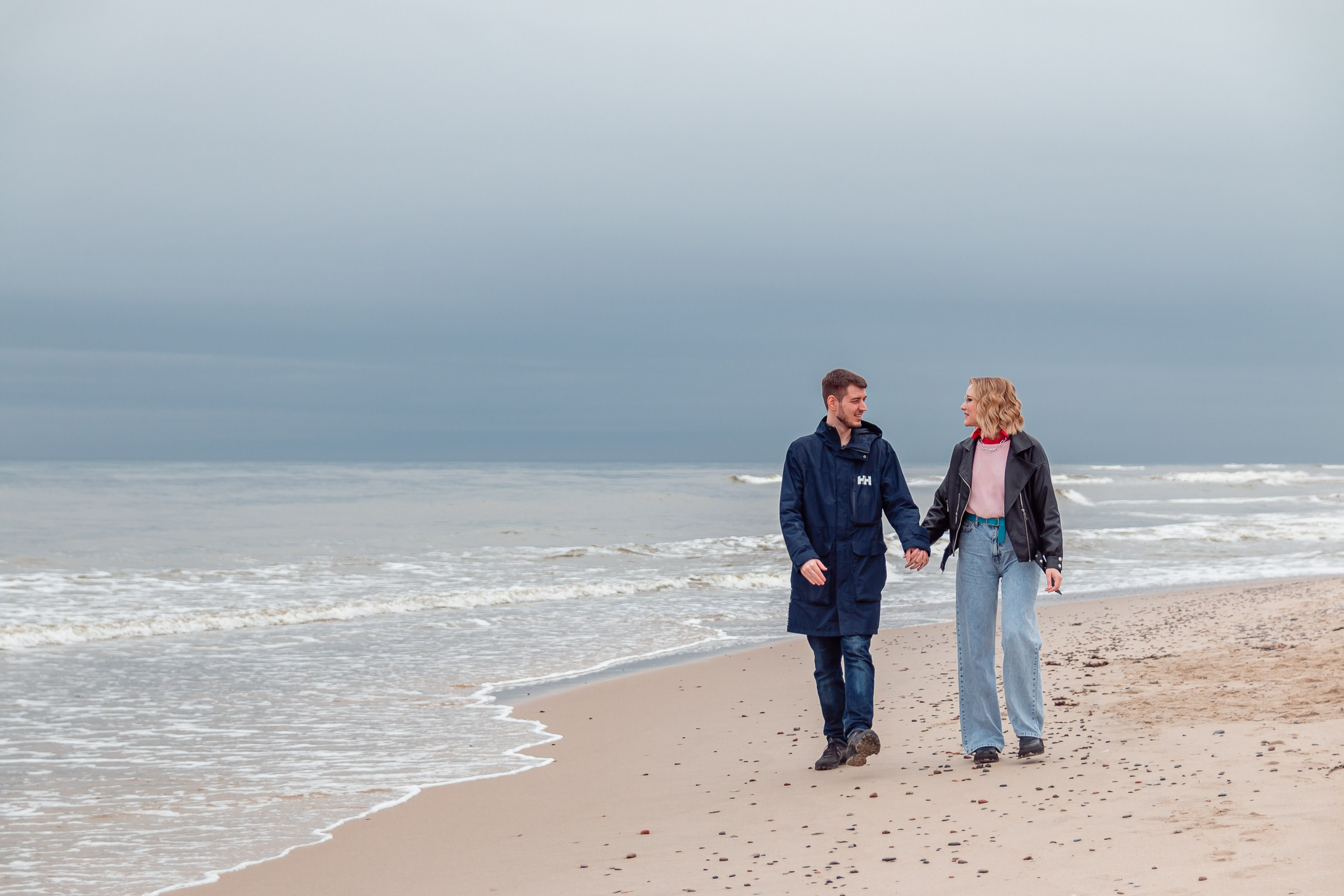 Алина и Иван | Куршская коса. Фотограф Елена Медок Калининград