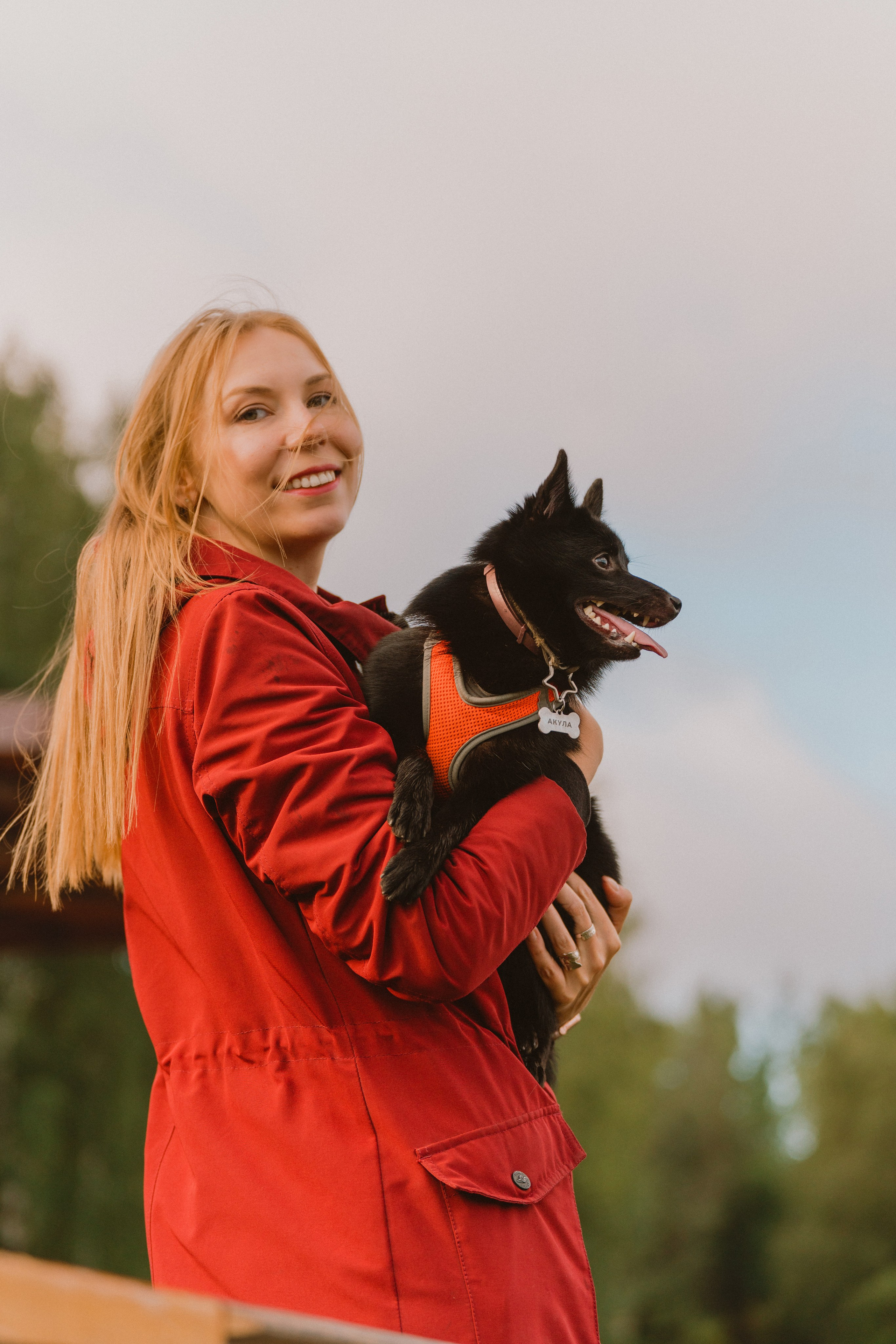 Евгения и Акула. Фотограф анималист в Спб недорого Олеся Майорова