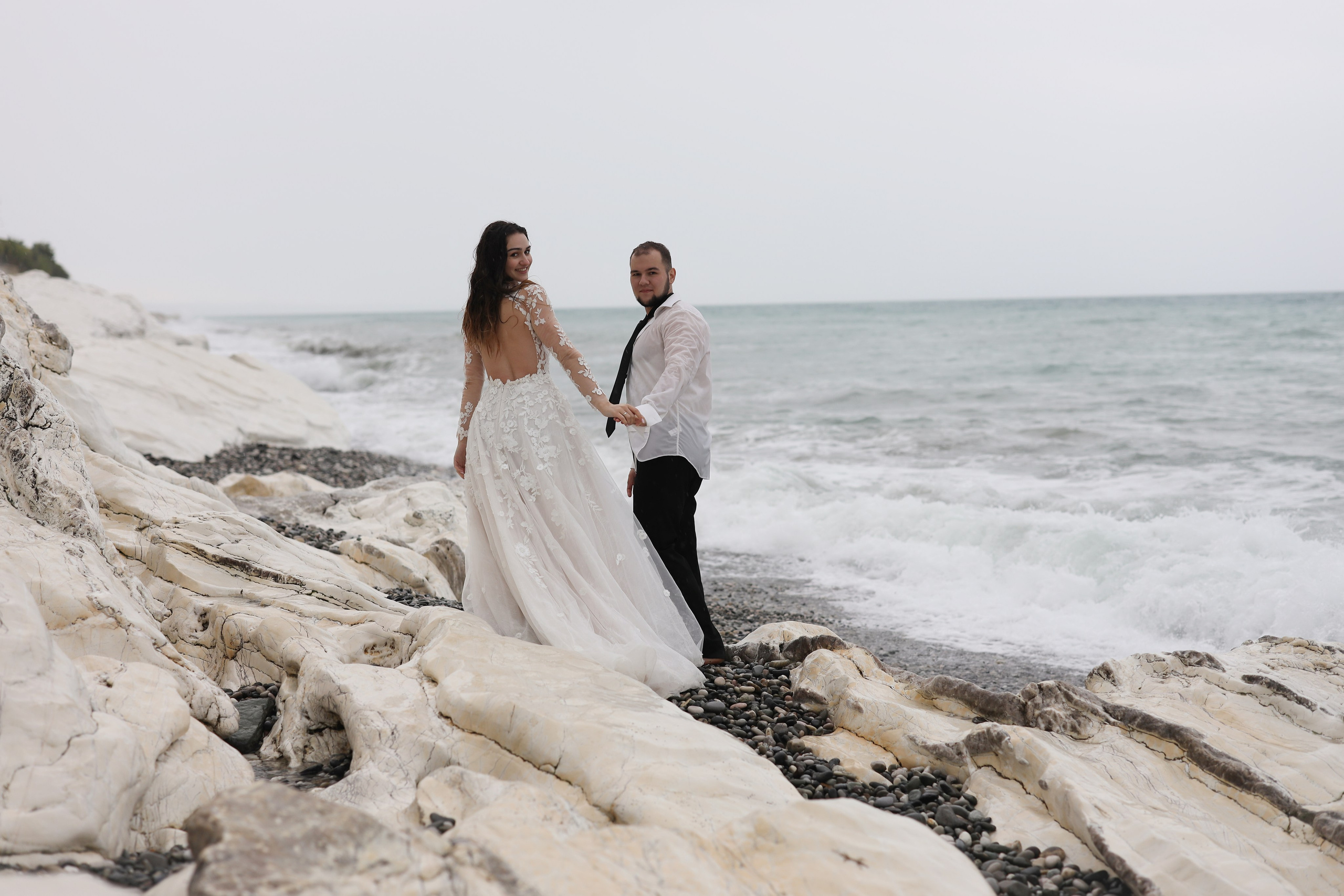 Свадебное Love story, Белые Скалы Абхазия. Свадебный и семейный фотограф в Абхазии Жанна Соснина