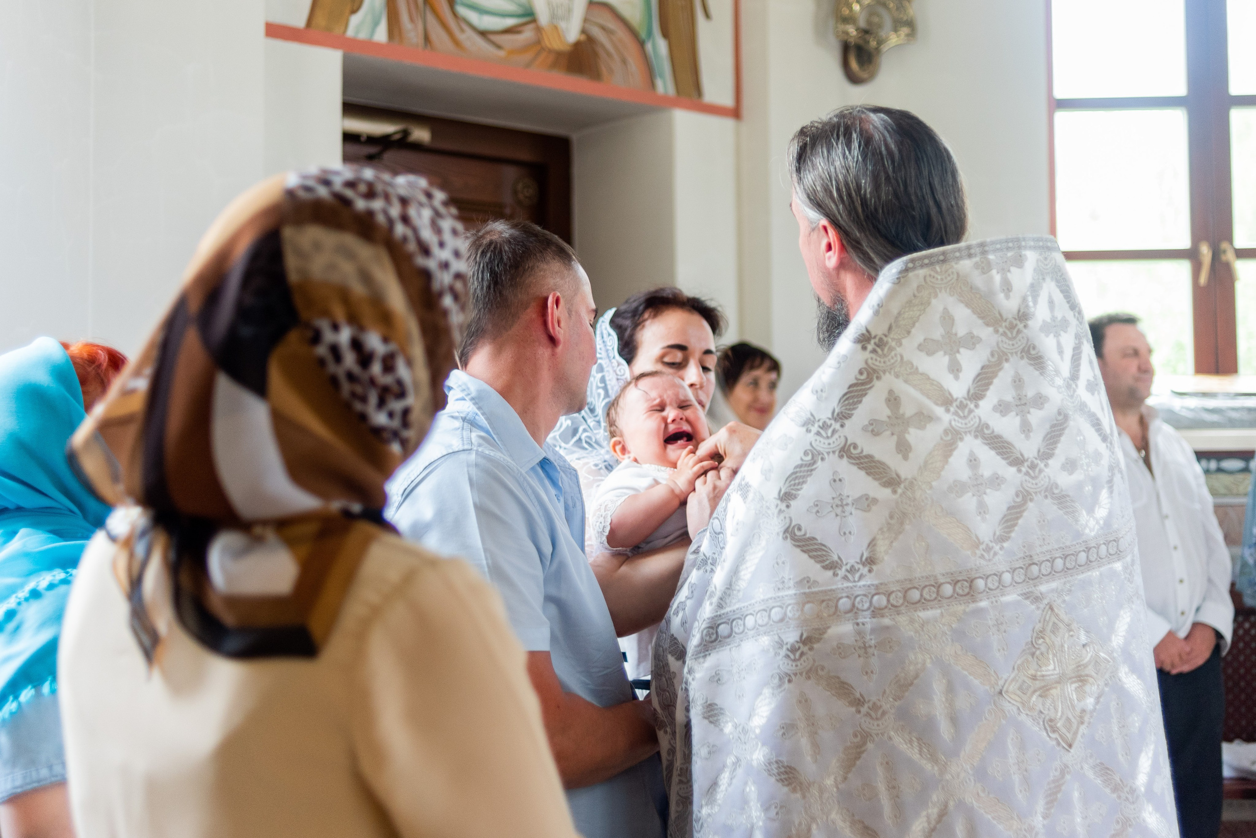 Крещение Ники. Фотограф Юлия Попова