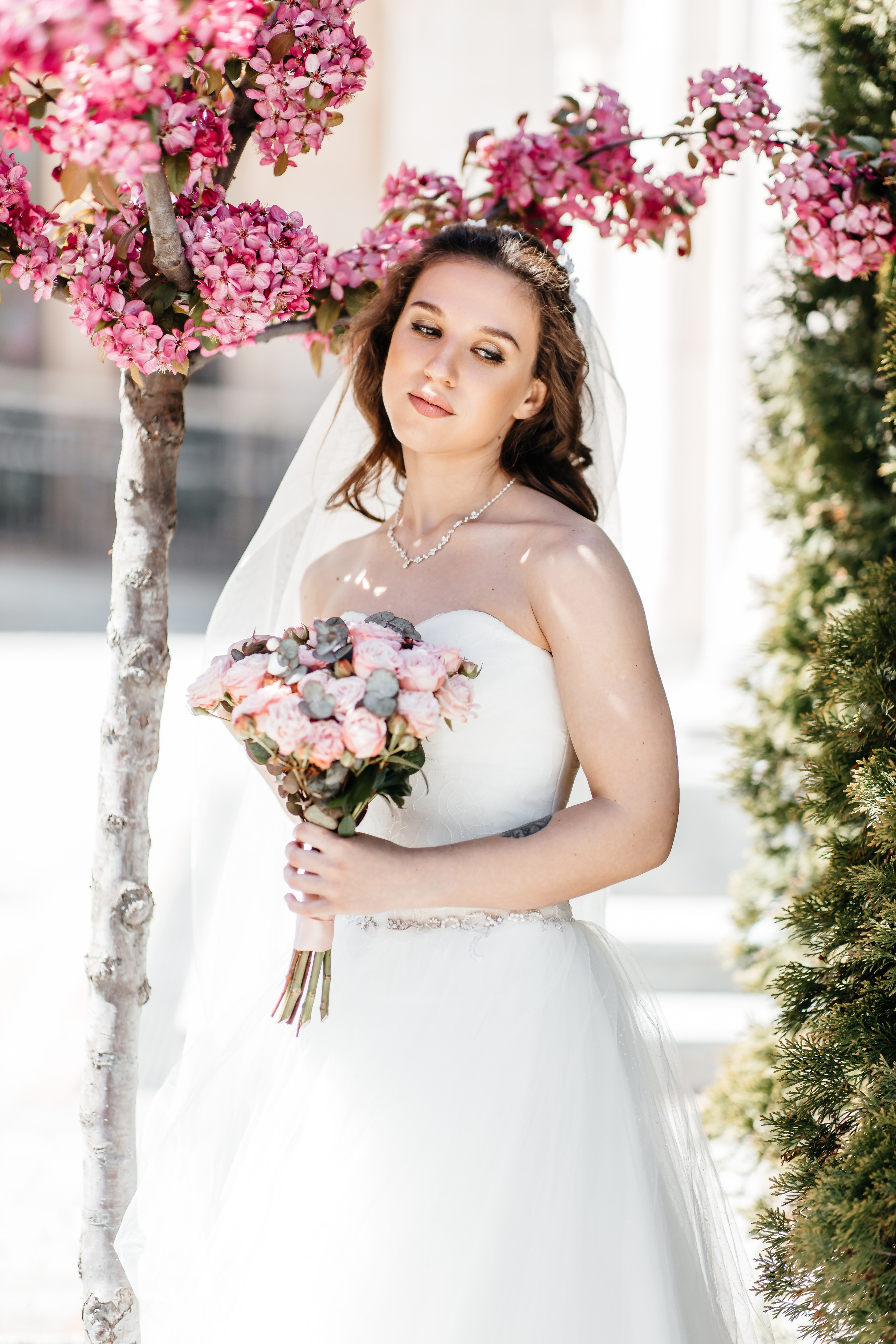 Сакура в Японском саду. Анонс свадьбы для Никиты и Марины. Свадебный фотограф в Крыму и Севастополе Ольга Баскакова