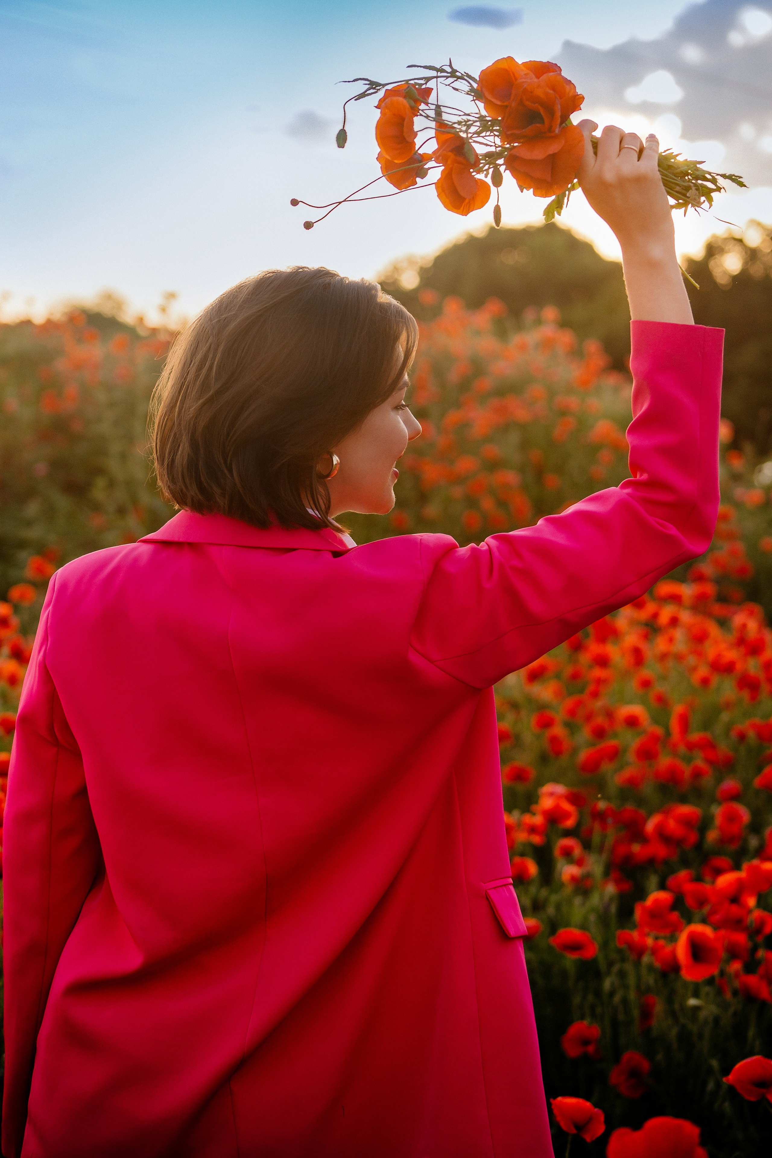 Летняя фотосессия в полях КМВ. Фотограф Ставрополь Пятигорск Елизавета Дарина