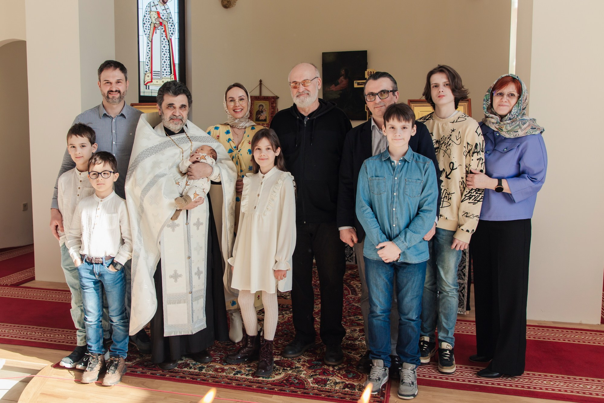 Крещение Храм святой великомученицы Варвары. Фотограф на крещение в Санкт Петербурге