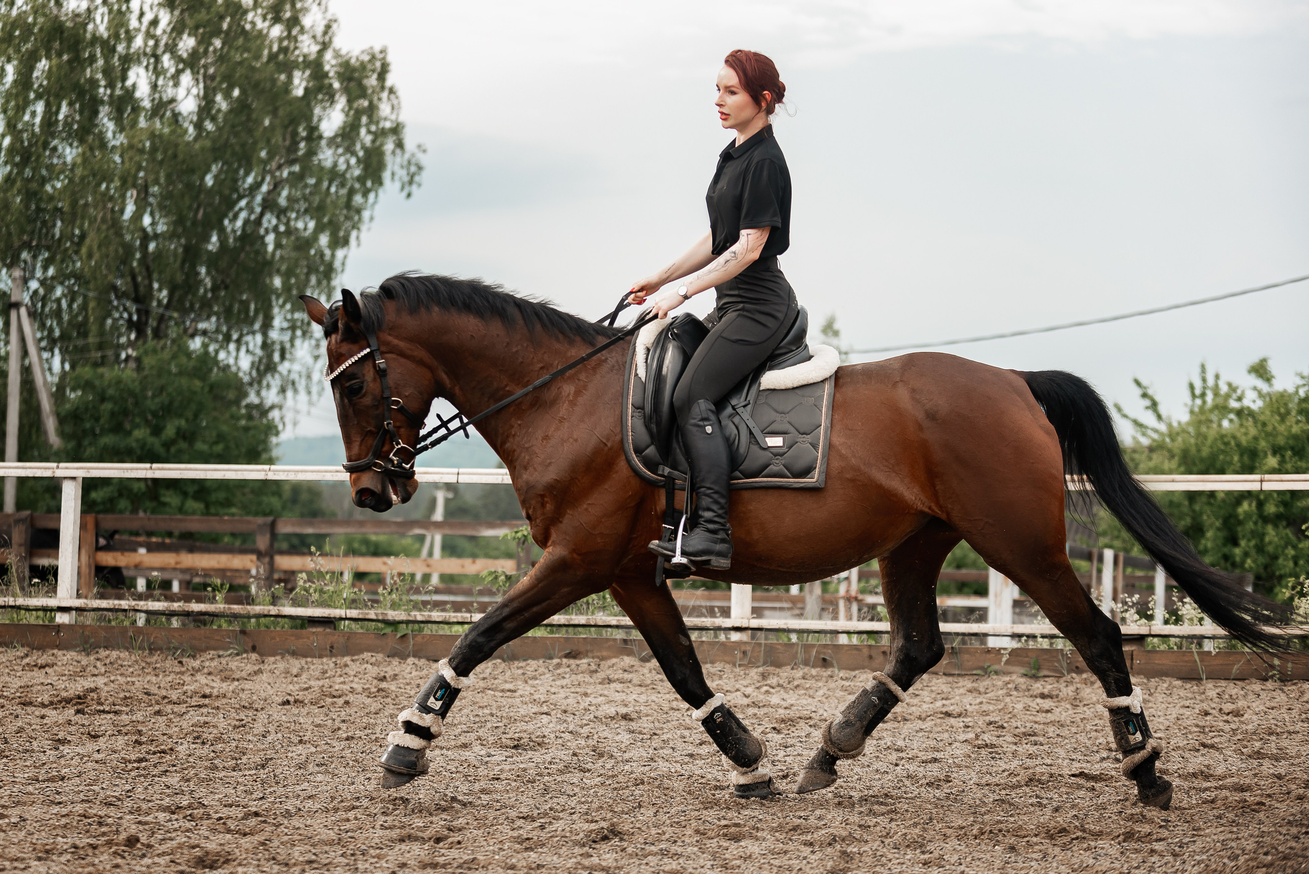 Ольга и Шерави. Куракина Дарья • Конный фотограф
