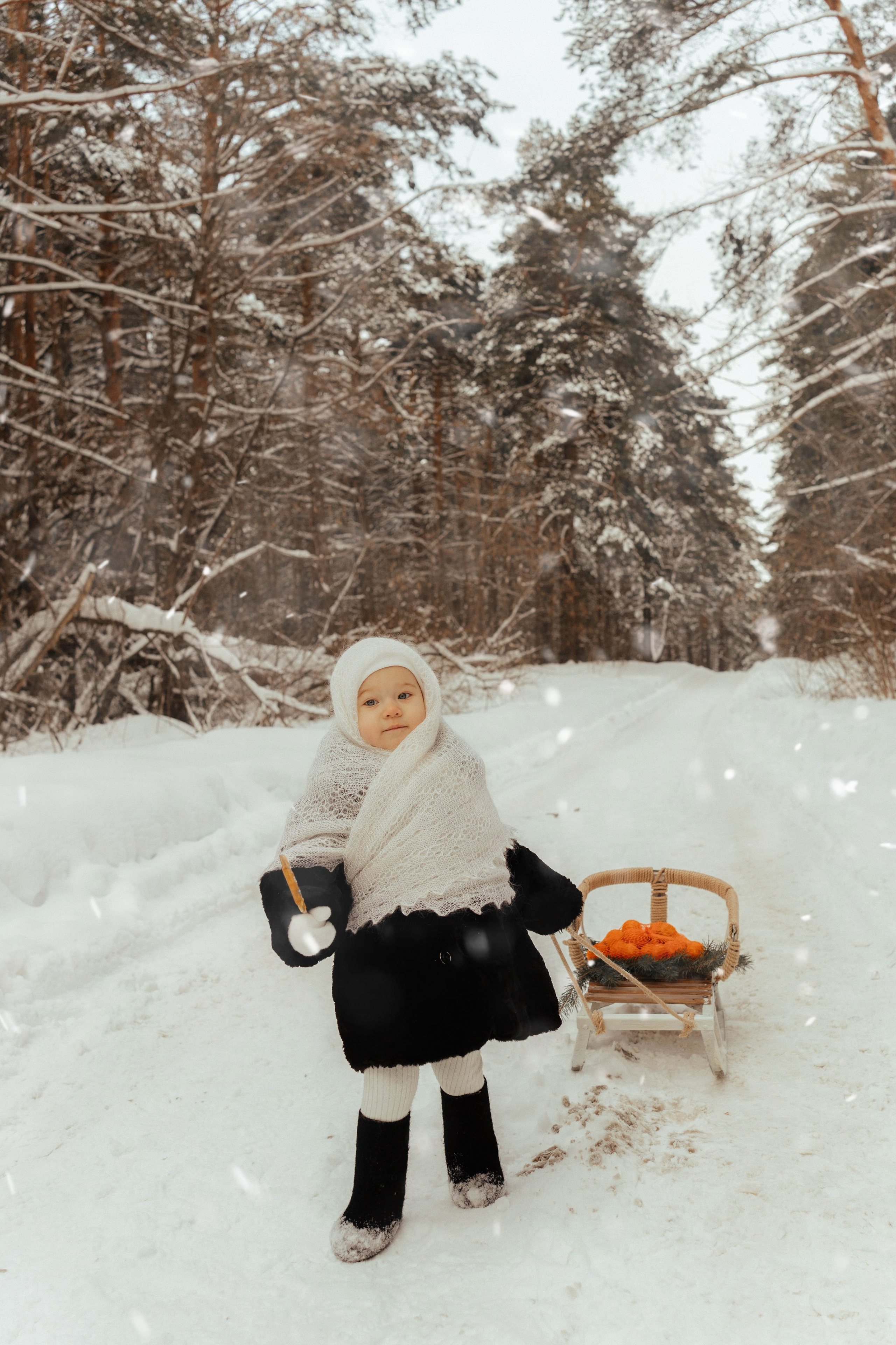 Фотопроект «Зимний лес». Семейный и детский фотограф новорожденных Ульяновск