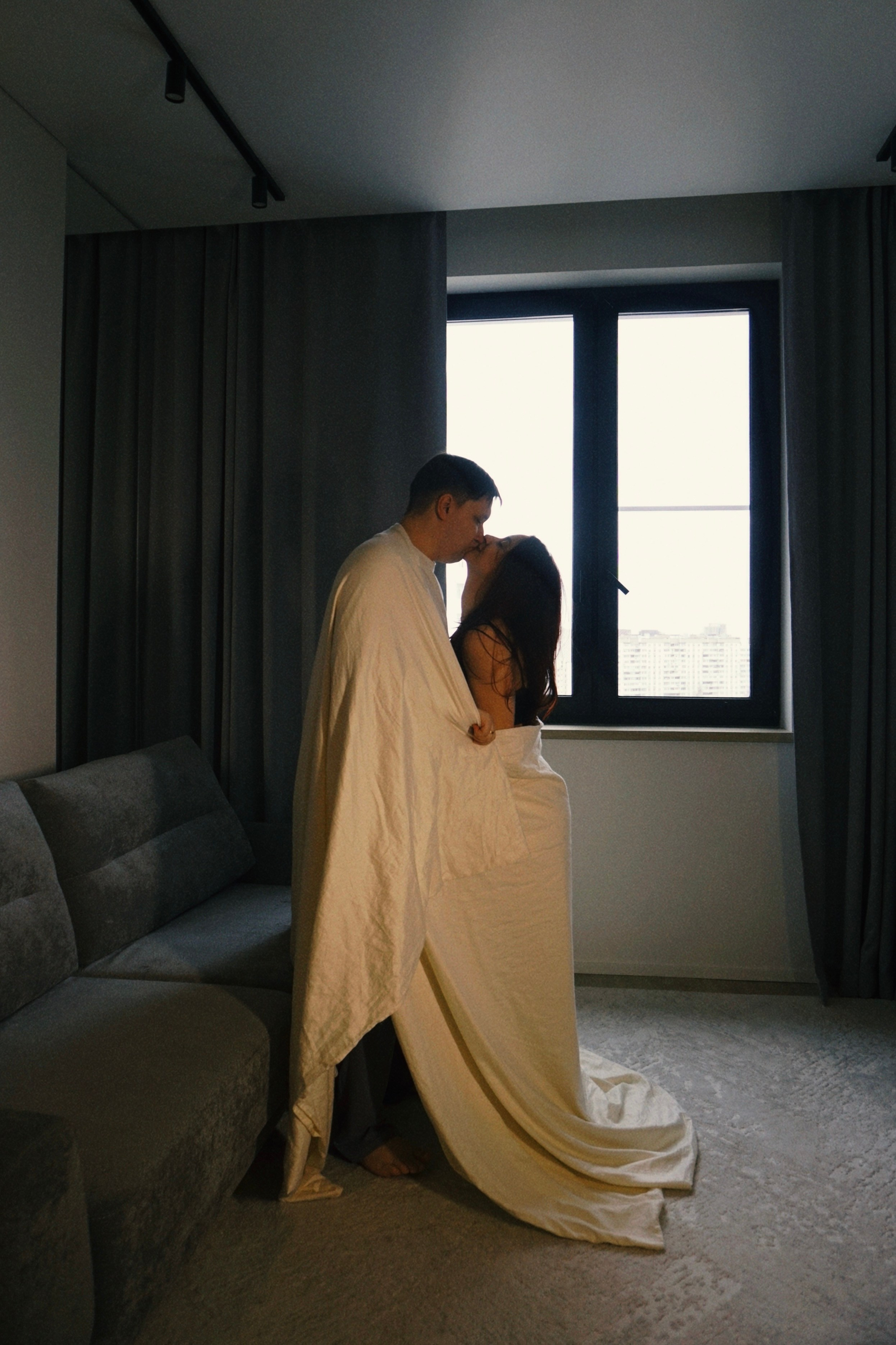 Беременность домашняя съемка. Фотограф Москва — Полина Робин