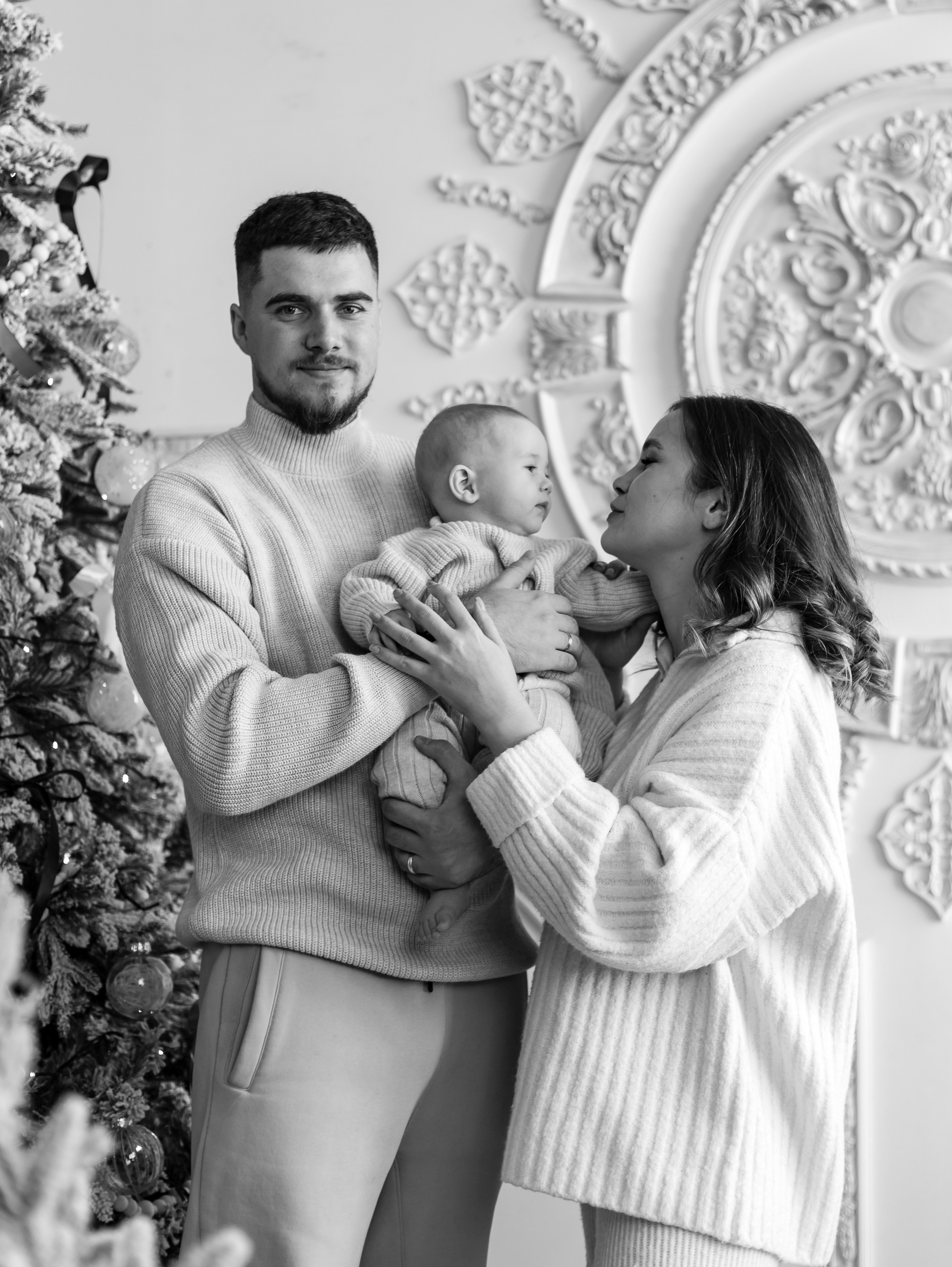 Семейная Новогодняя фотосессия. Семейный и детский фотограф в Хабаровске Алевтина Проскурякова