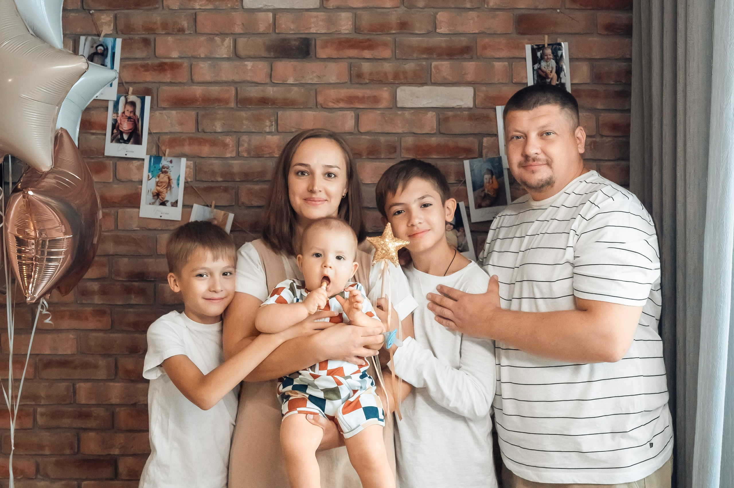 Домашняя съемка годовасия. Церковный фотограф на Таинство Крещения и Венчания в Оренбурге и Оренбургской области Екатерина Белкина