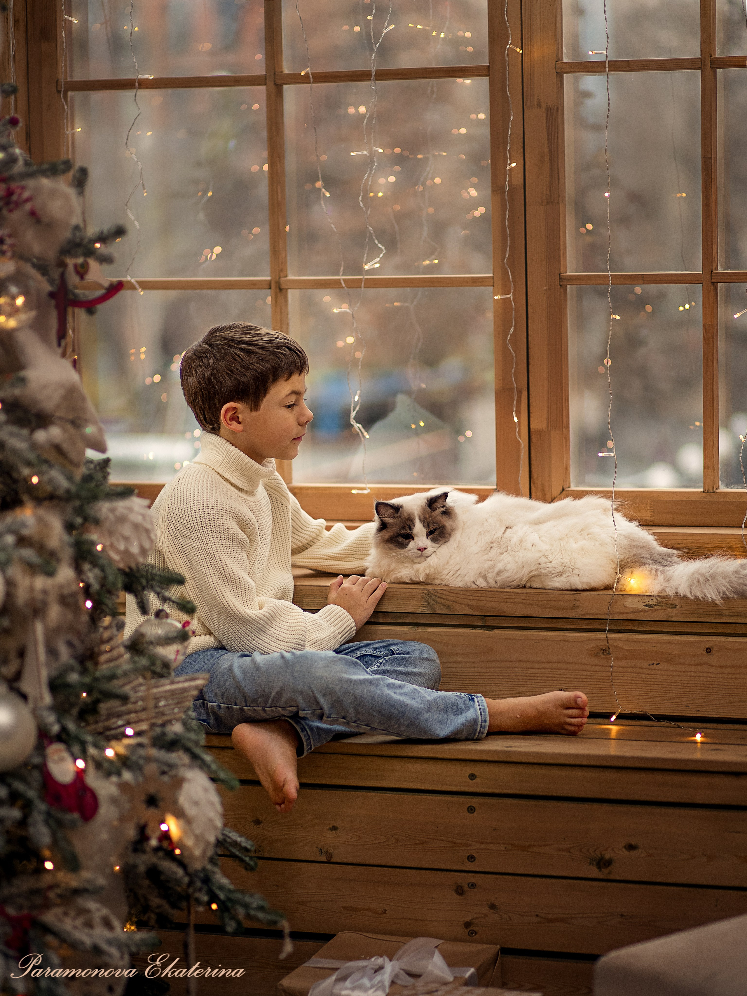 Семейный новый год. Семейный и детский фотограф В Москве Парамонова Екатерина
