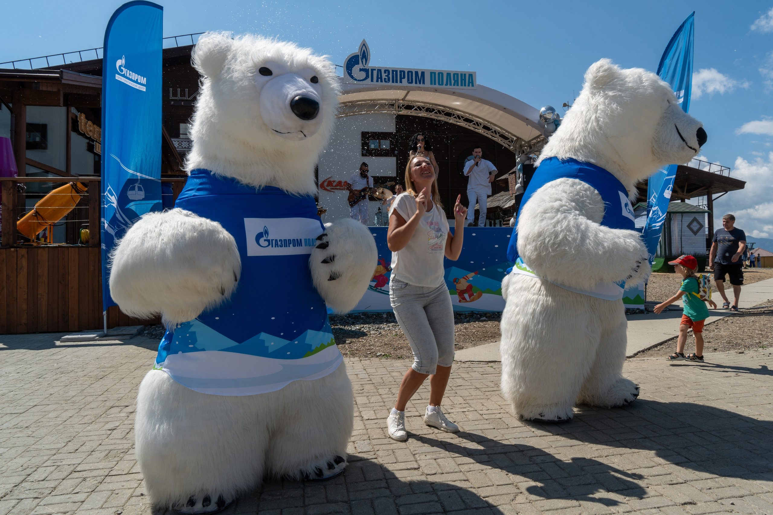 Мероприятие «Зима на за горами» на курорте Газпром Лаура. Репортажный фотограф в Красной Поляне и Сочи Павлюченко Екатерина