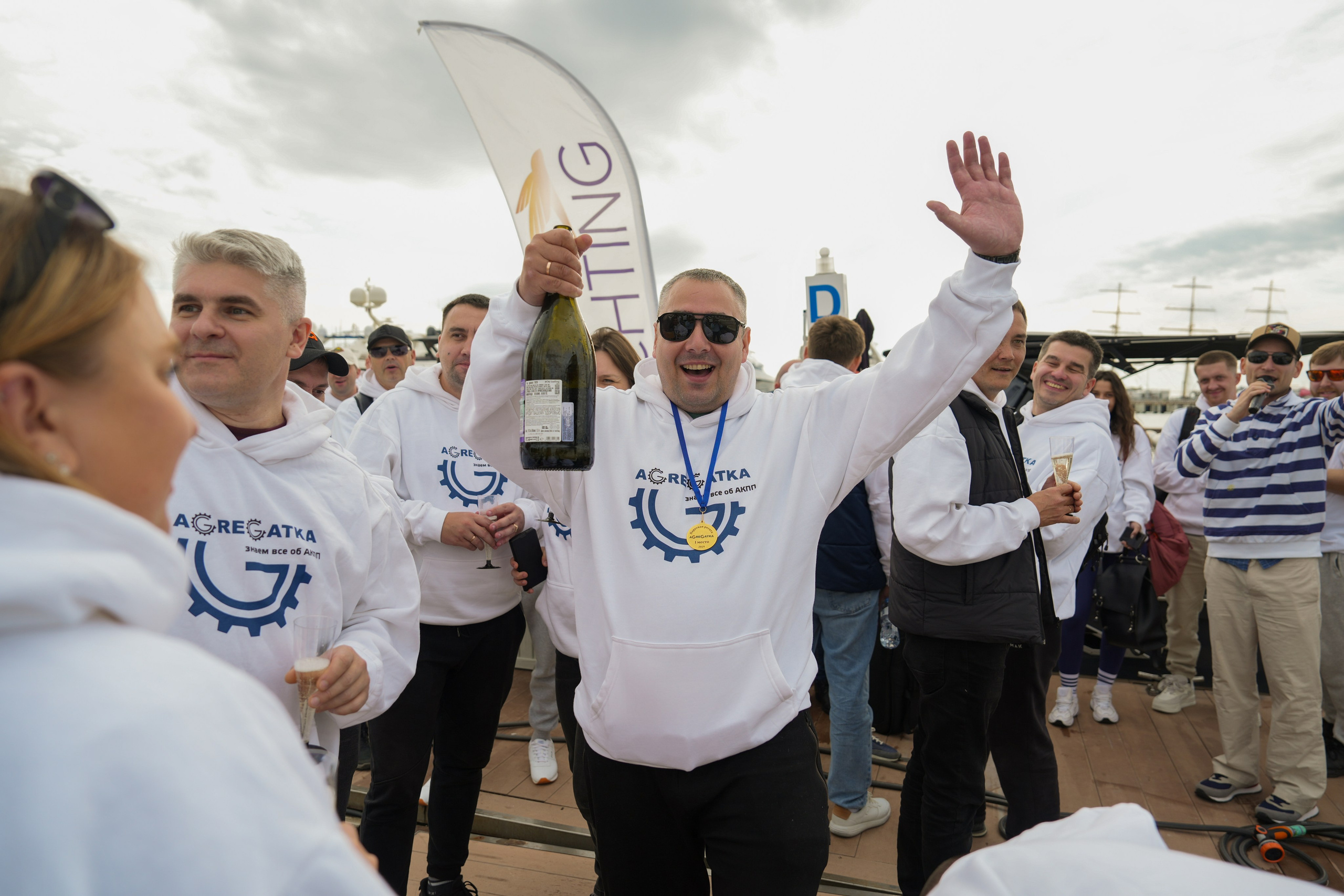 Яхтенная регата для компании Агрегатка. Репортажный фотограф в Красной Поляне и Сочи Павлюченко Екатерина