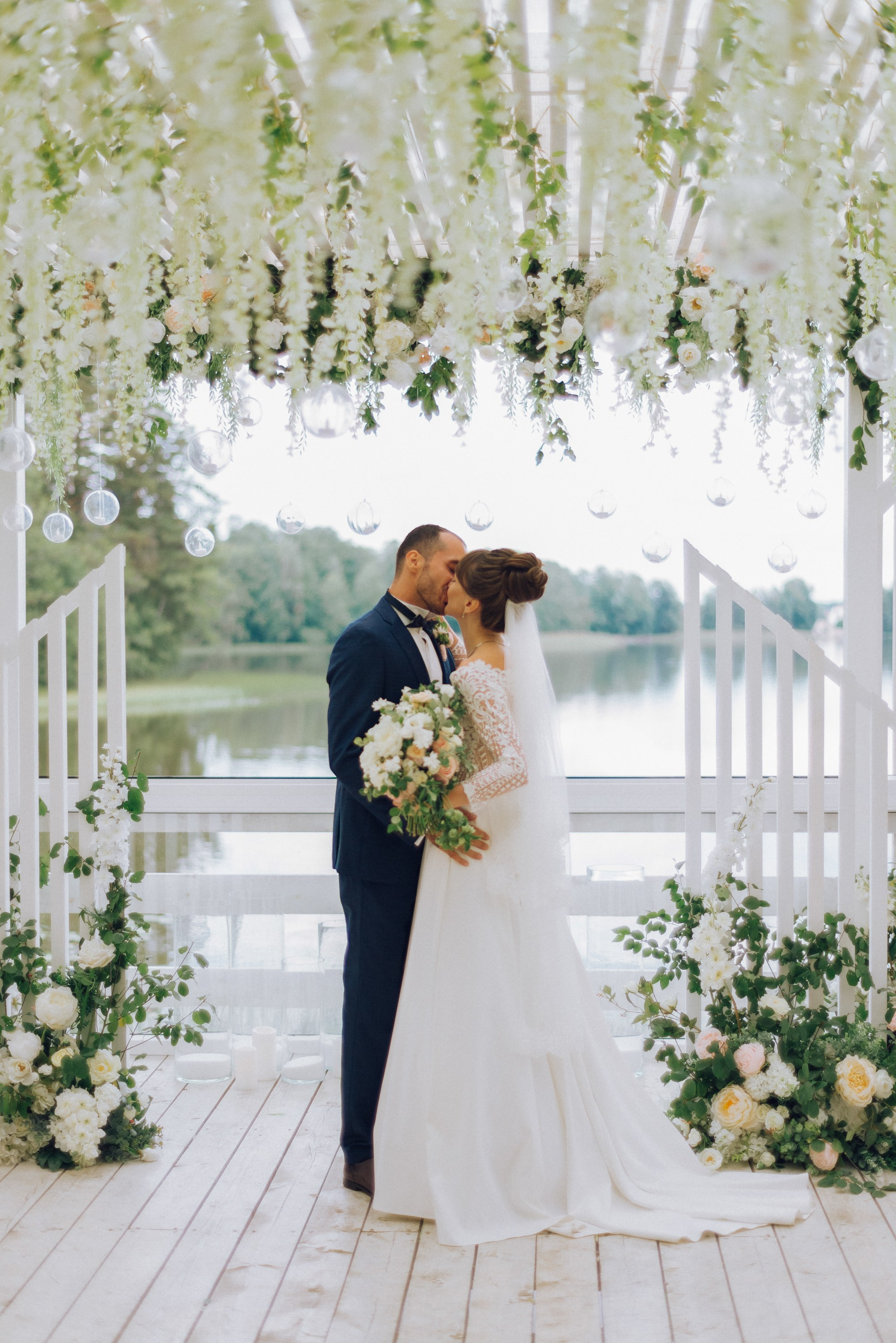 Свадьба на озере. Изящная фотография | Ксения Милушкина