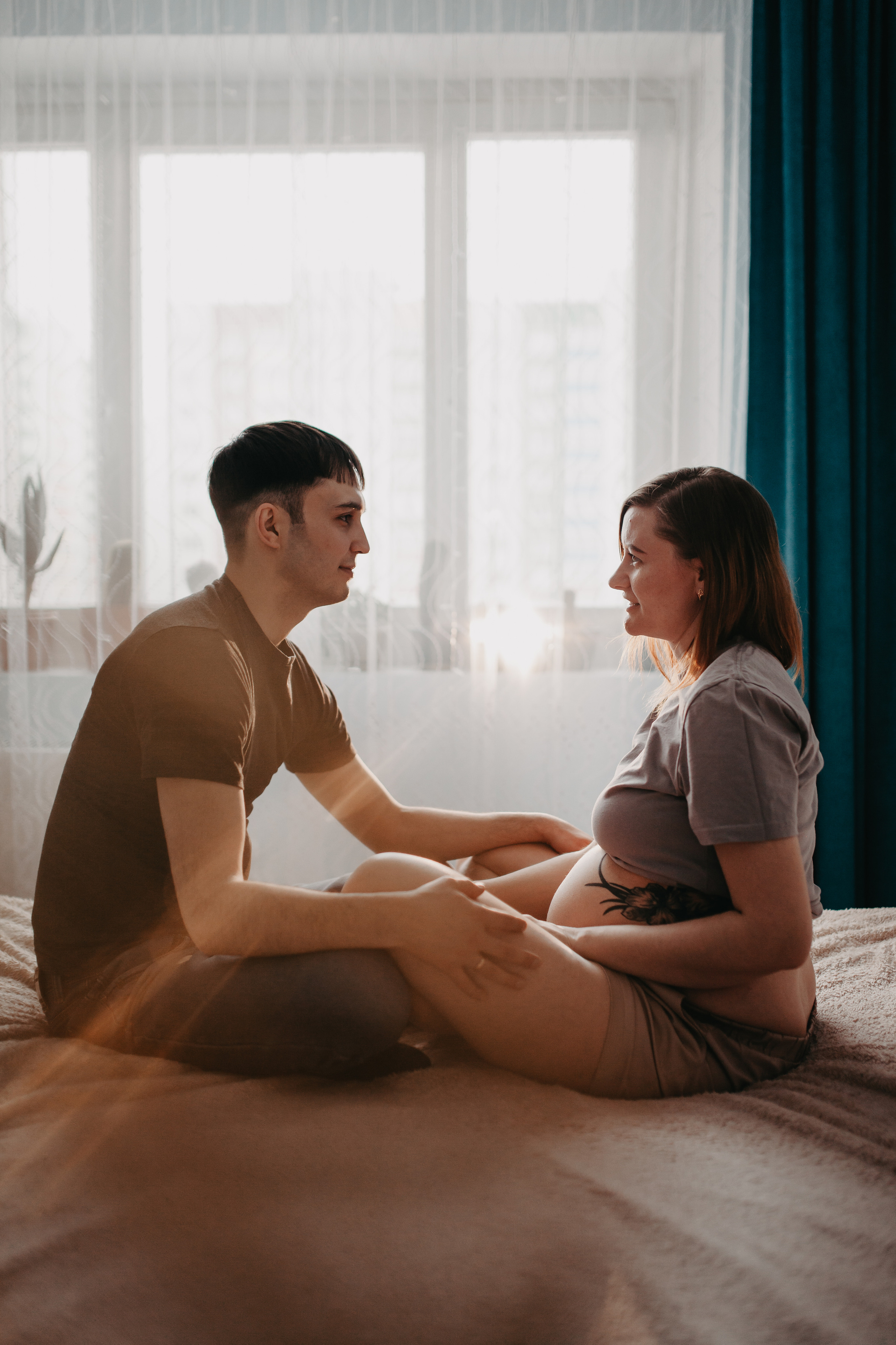 Беременность. Домашняя история. Фотограф Шелудкова Яна, город Тюмень