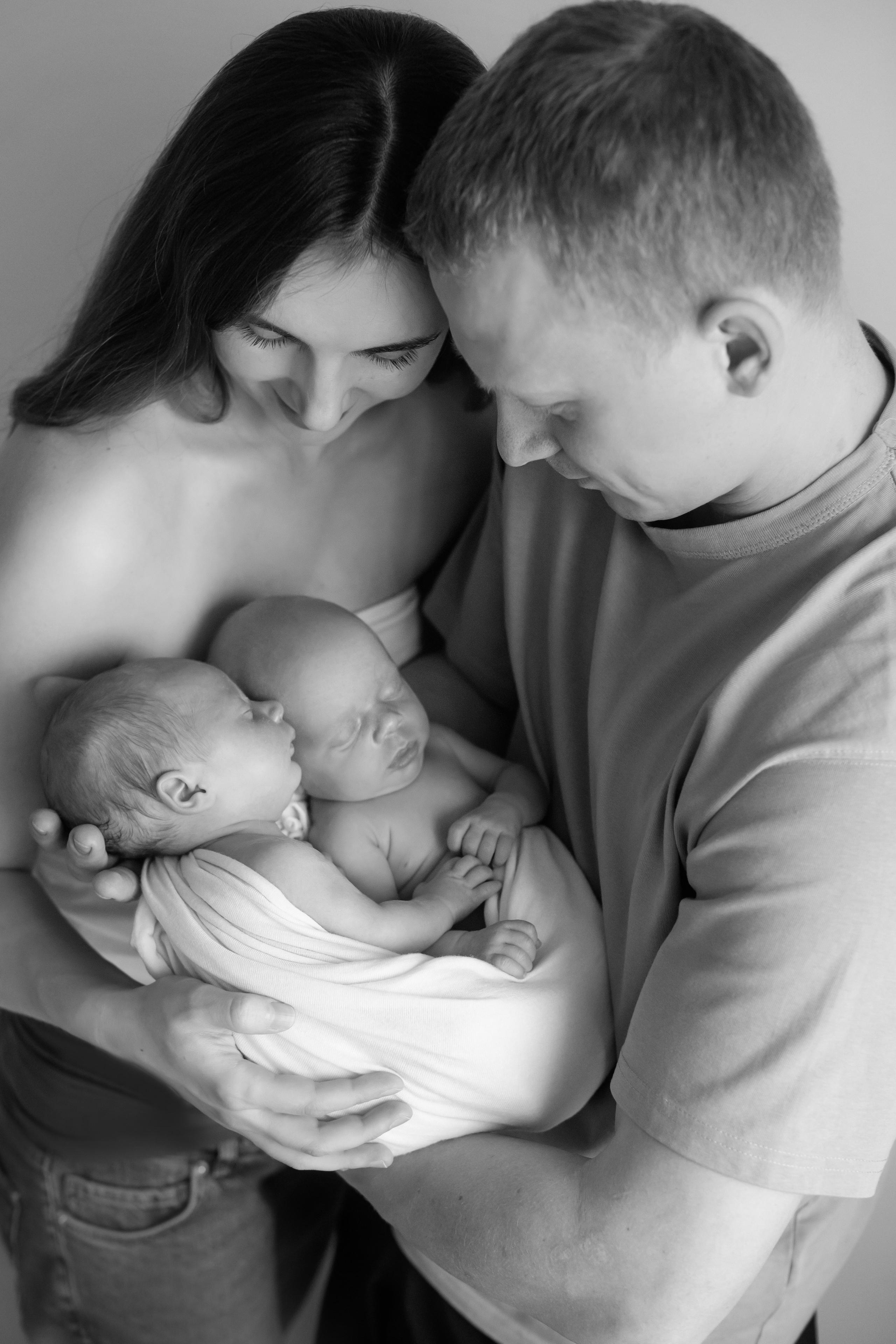 Вера и Диана 10 дней. Фотограф новорожденных Елена Панова