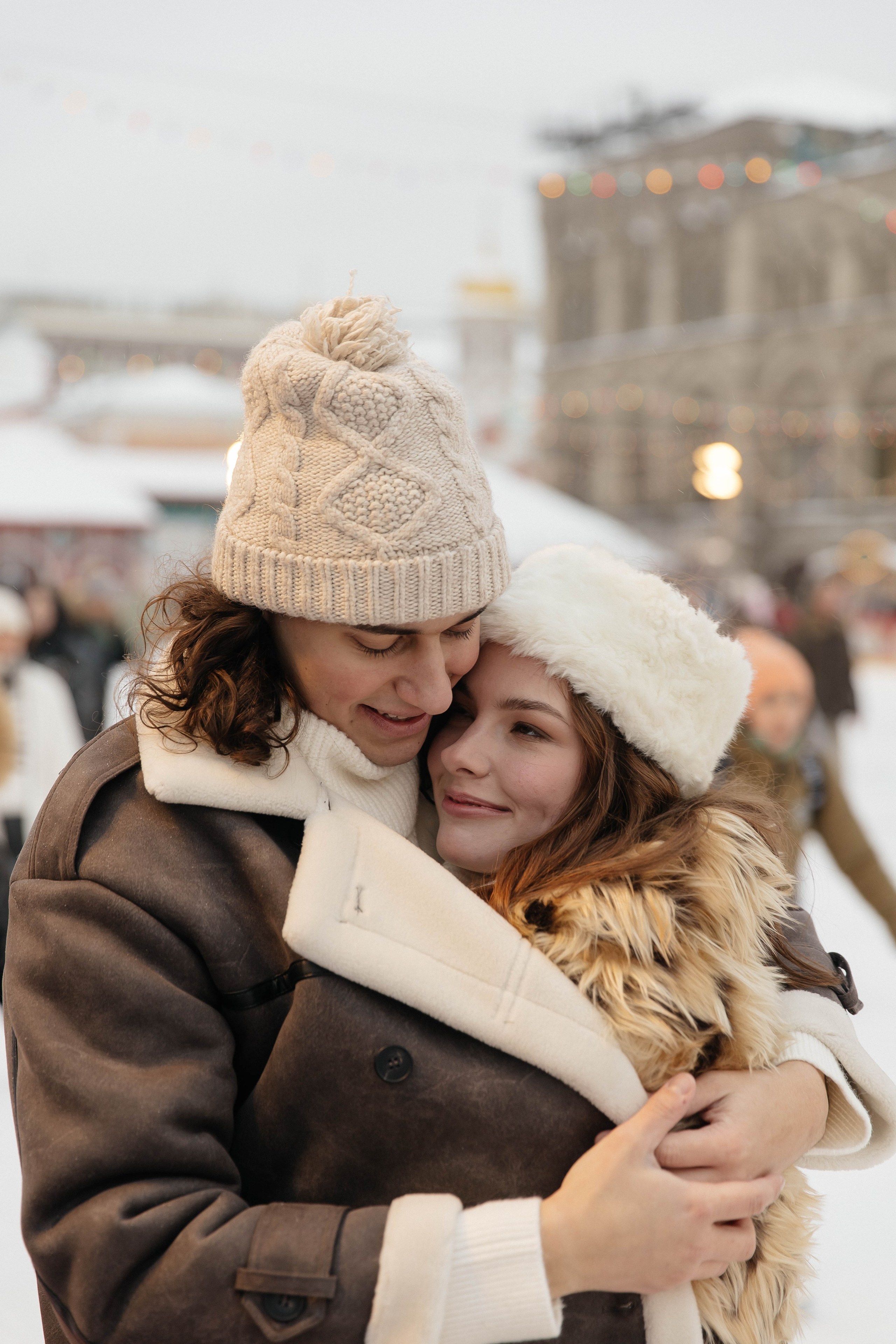 Зимняя история любви. Фотограф индивидуальных женских портретов и LOVEstory в Москве
