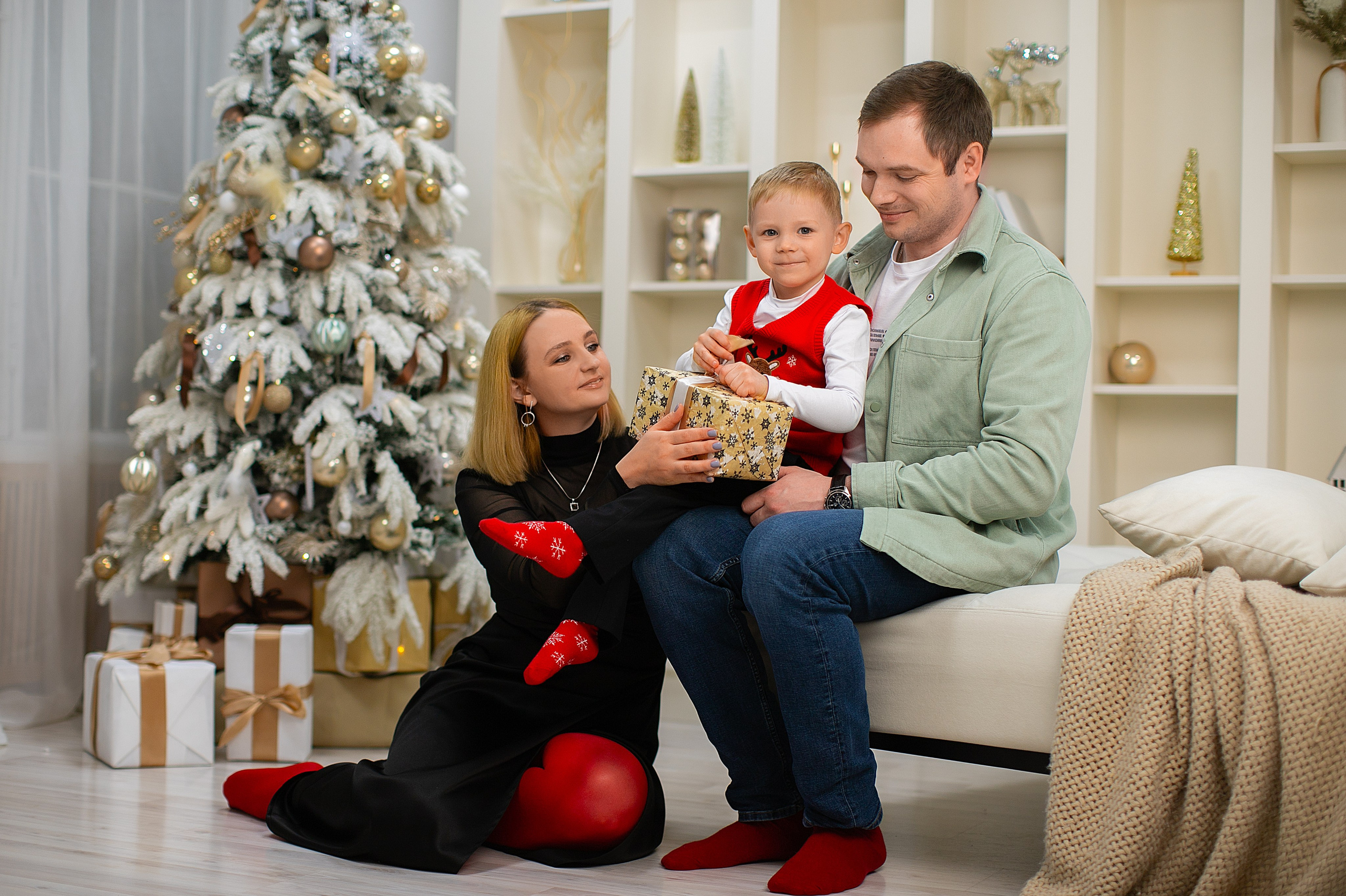 Алексей, Екатерина и Саша. Семейный и детский newborn фотограф в Ростове-на-Дону Наталья Лебедева
