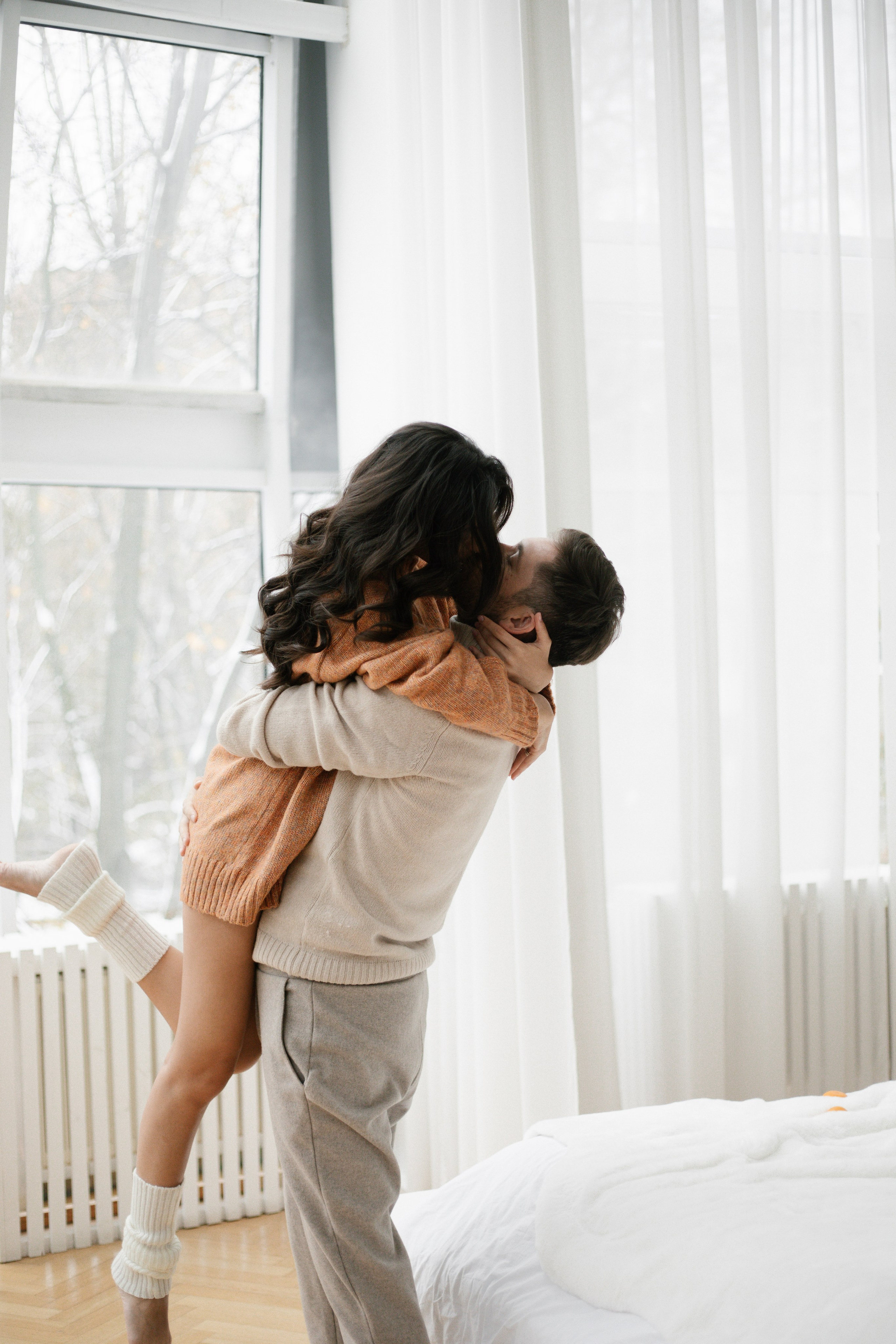 Новогодняя фотосессия для пары. Свадебный и семейный фотограф Анастасия Романова в Москве и Московской области