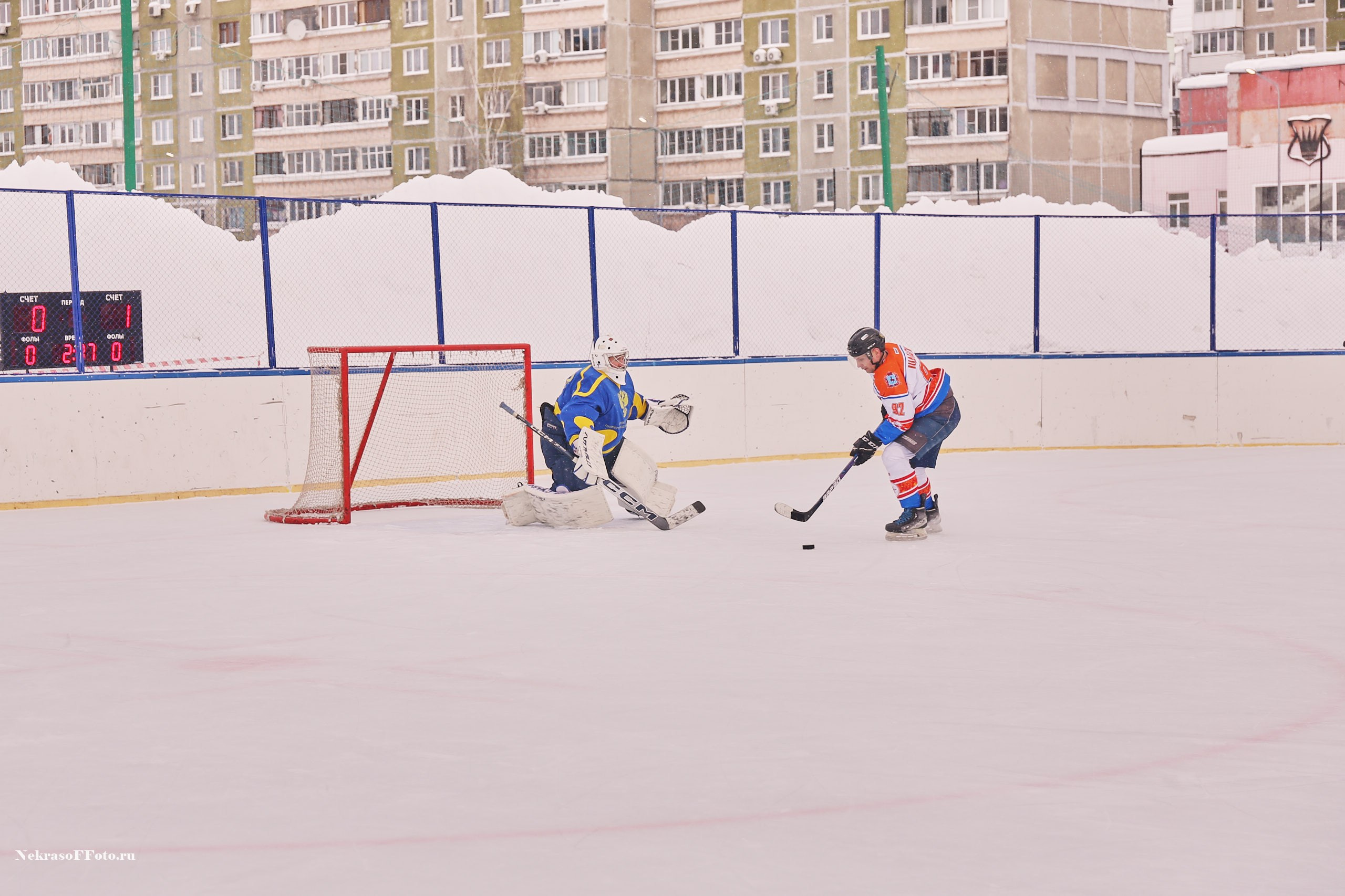 Турнир по хоккею «Русская классика» в рамках Офицерской хоккейной лиги. Спортивный фотограф Некрасов Денис