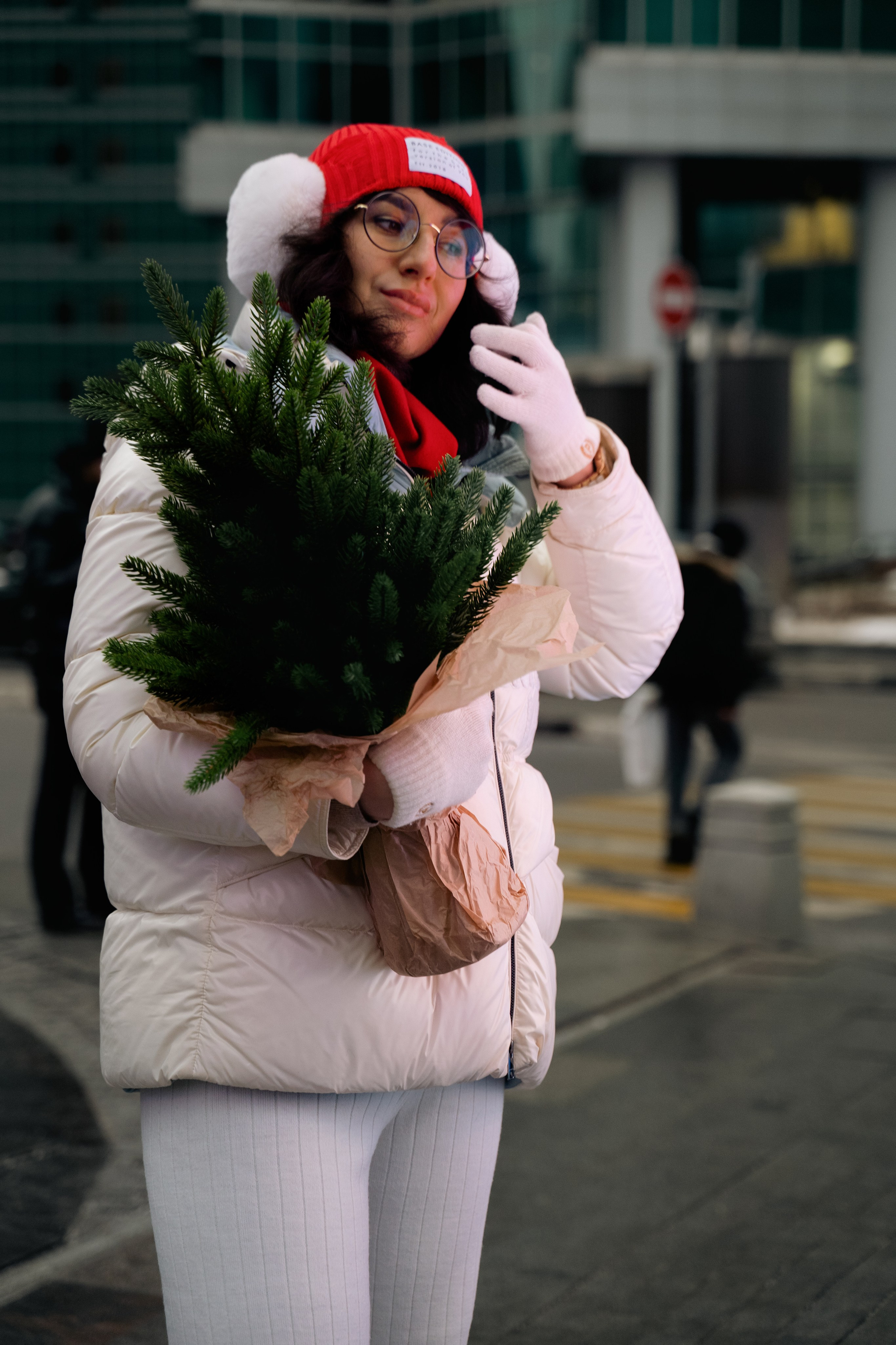 Moscow Sity winter Кристина. Контент фотограф в Москве Кулич Настя