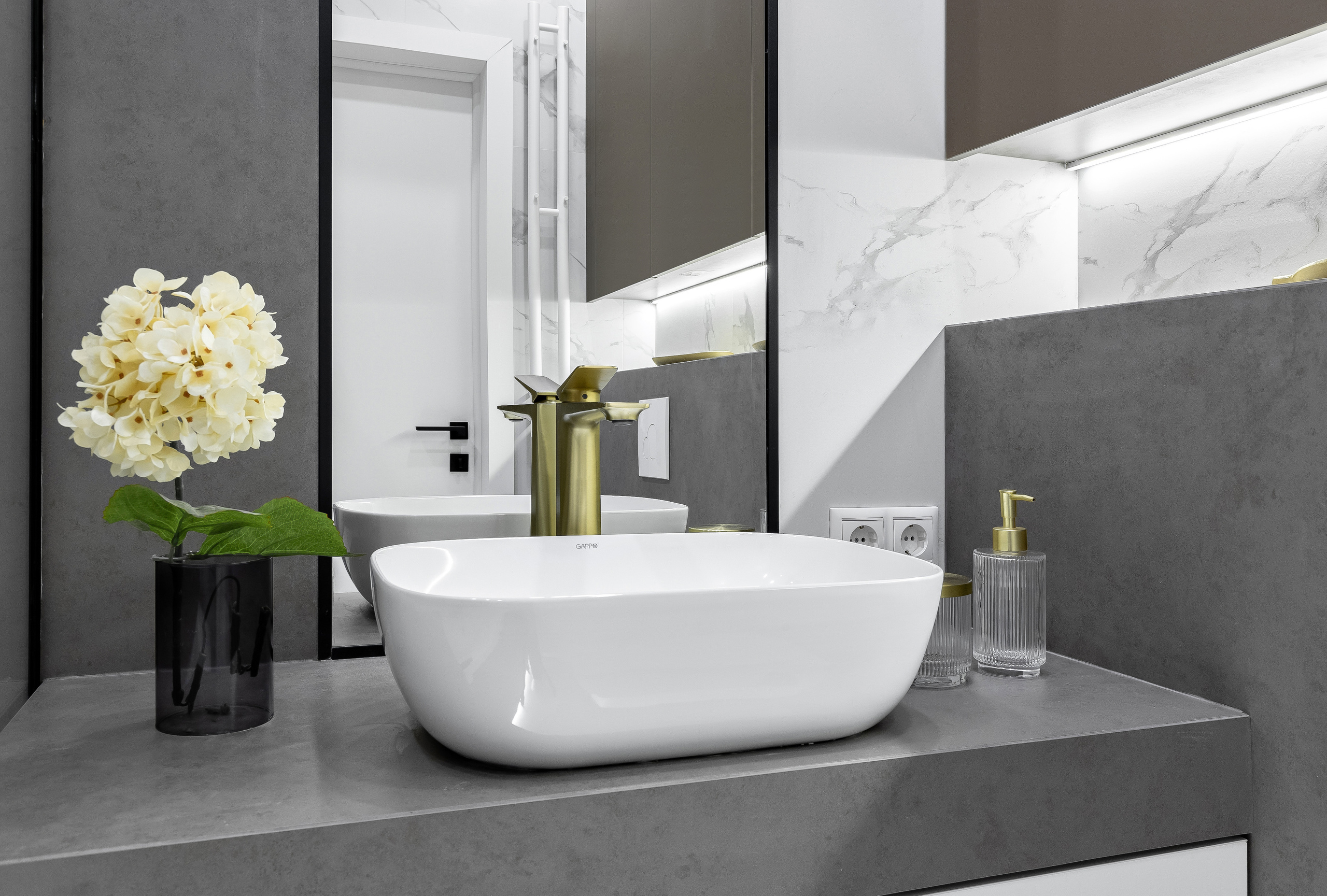 Переделанная 1-ком. квартира в Адыгее. Проект Елизаветы Горбуновой. Интерьерный фотограф в Краснодарском крае Светлана Шурлова