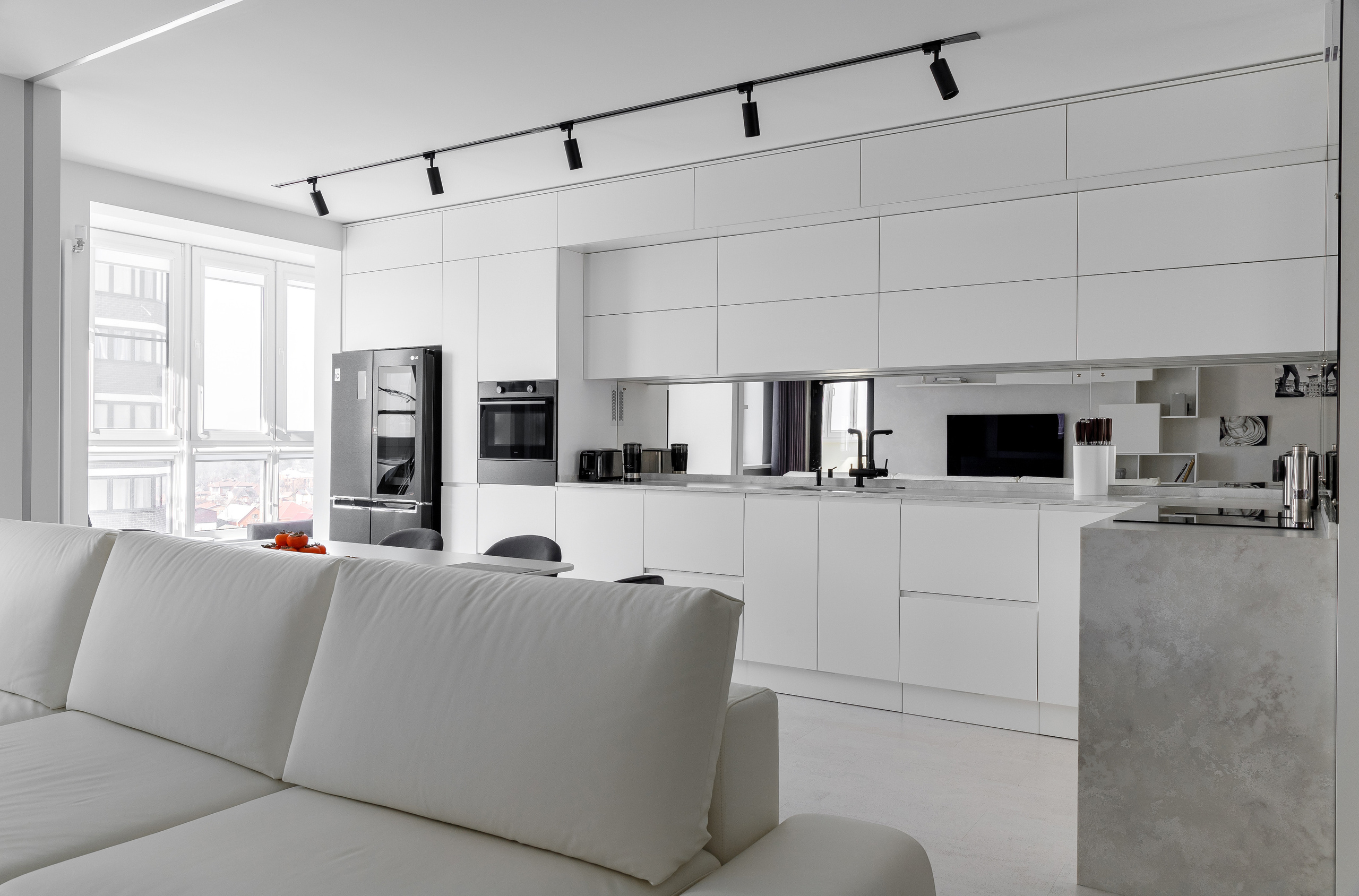 «Белая» квартира по проекту Кристины Минасян. г. Краснодар. Интерьерный фотограф в Краснодарском крае Светлана Шурлова