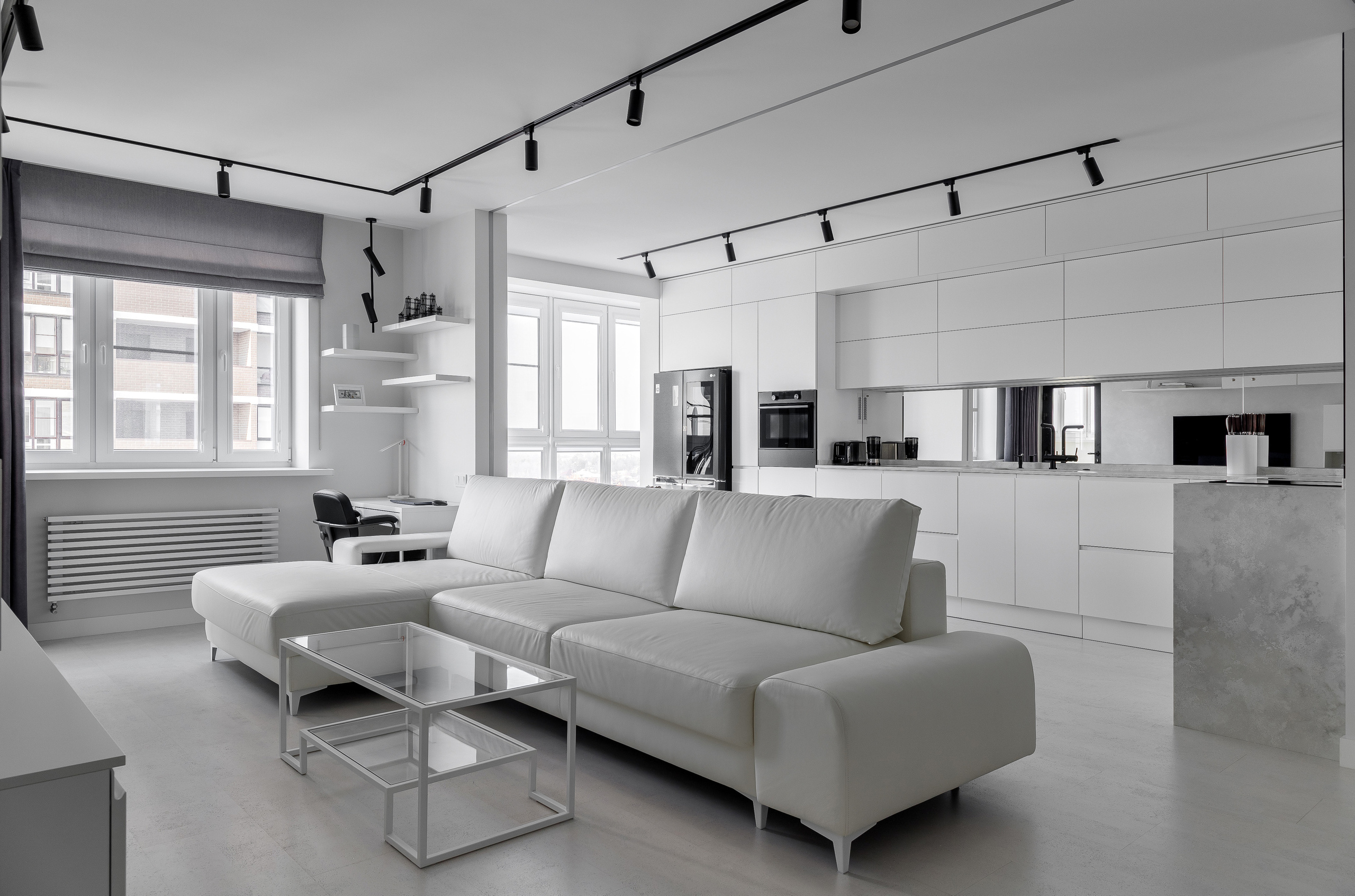 «Белая» квартира по проекту Кристины Минасян. г. Краснодар. Интерьерный фотограф в Краснодарском крае Светлана Шурлова