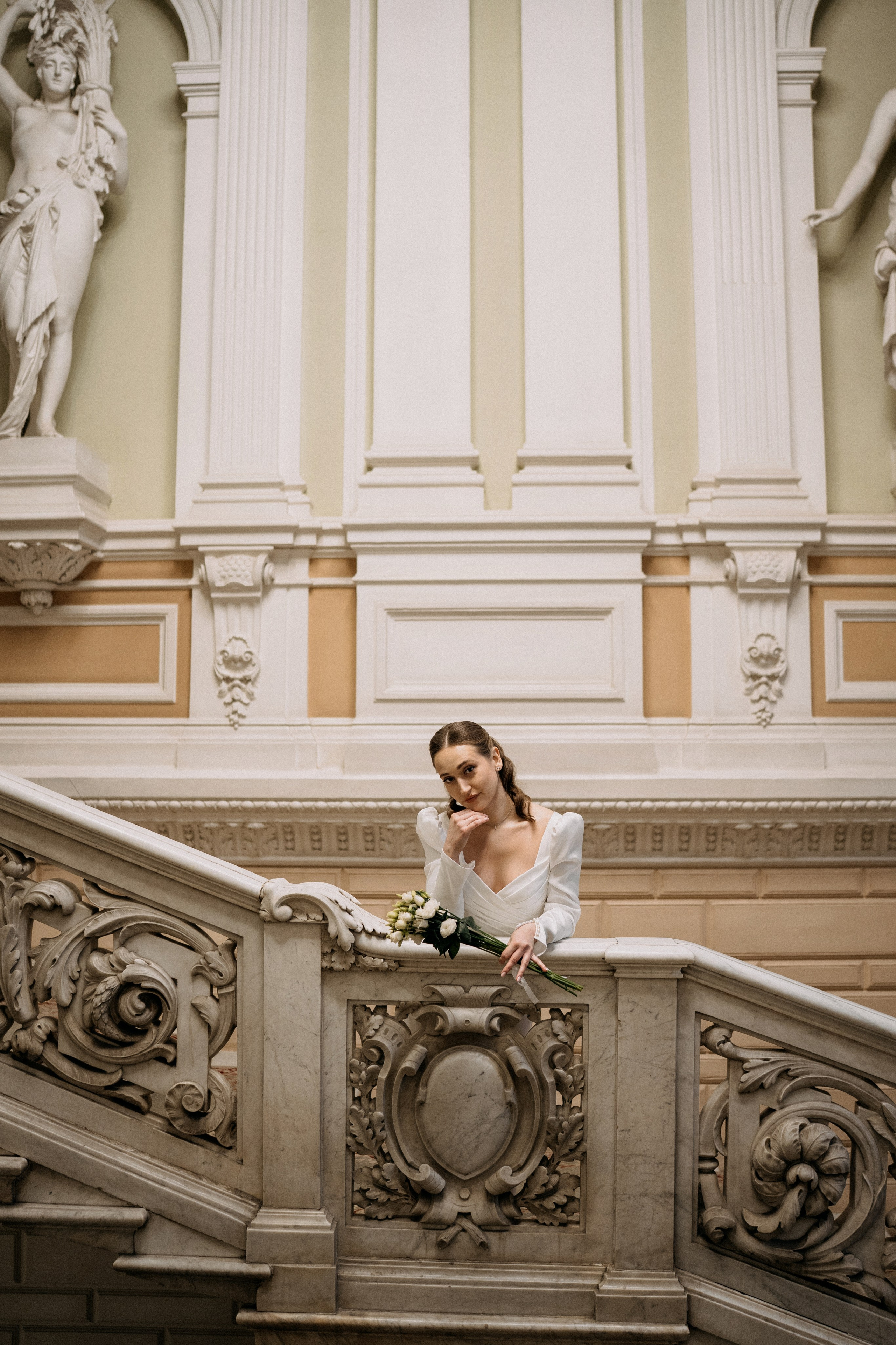 Свадебная фотосессия в Санкт-Петербурге. Федосова Елизавета - свадебный фотограф СПб. Фотосессия Дворец Бракосочетания №1