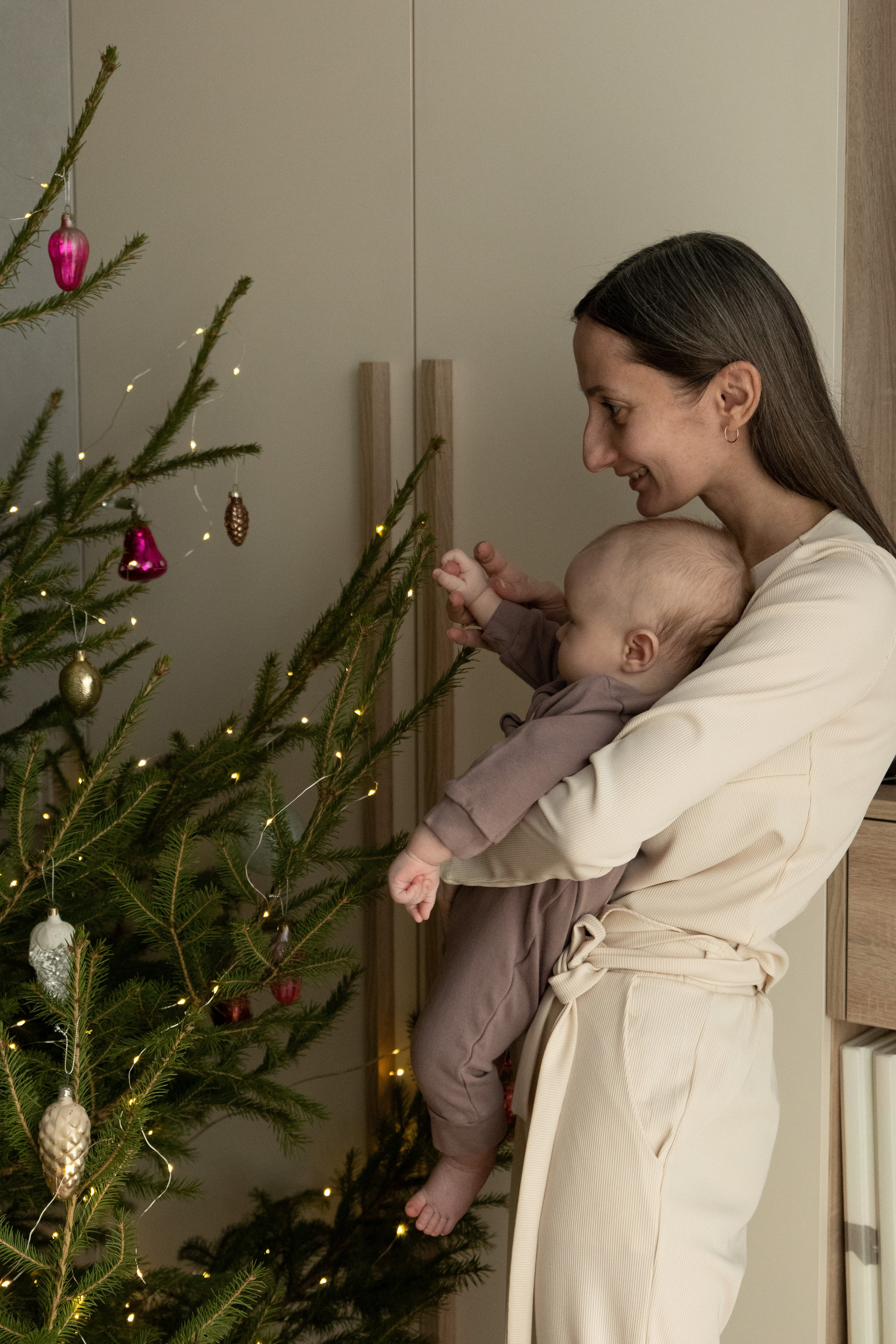 Домашняя новогодняя фотосессия с малышом. Фотограф видеограф Ольга Василевская