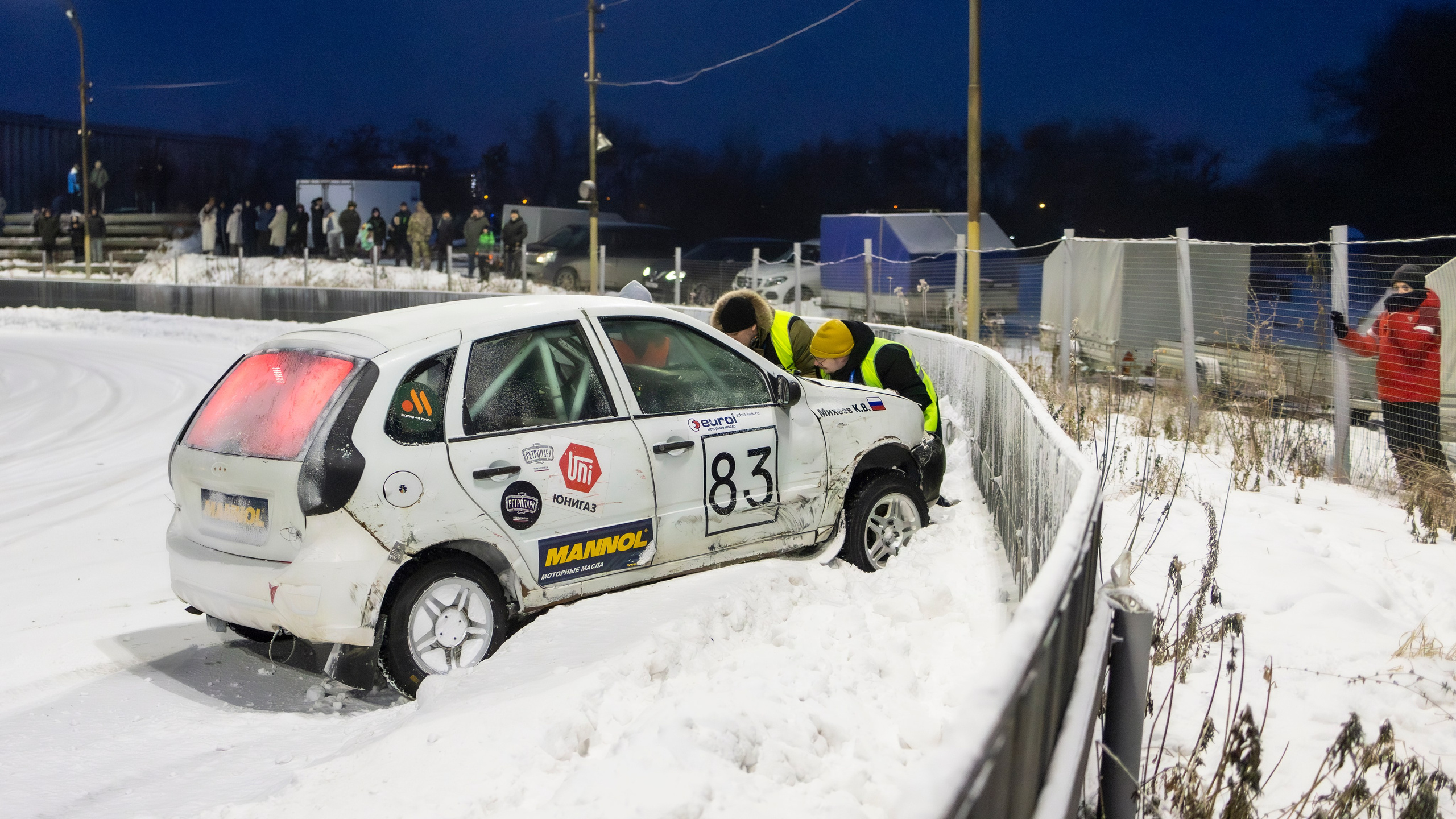 Автогонки «Трек 400» на льду. Bertran Ordo
