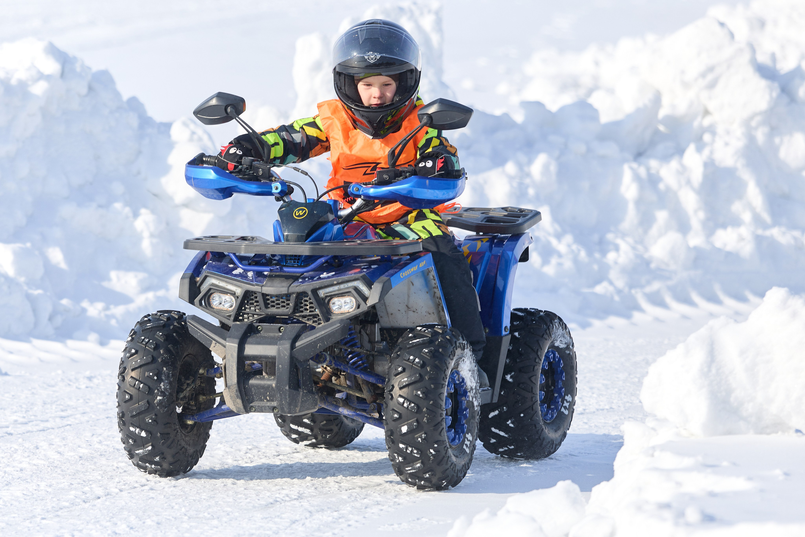 Топим Лёд — 2026. Соревнования на квадроциклах. Фотограф в Новосибирске Алена Скокова