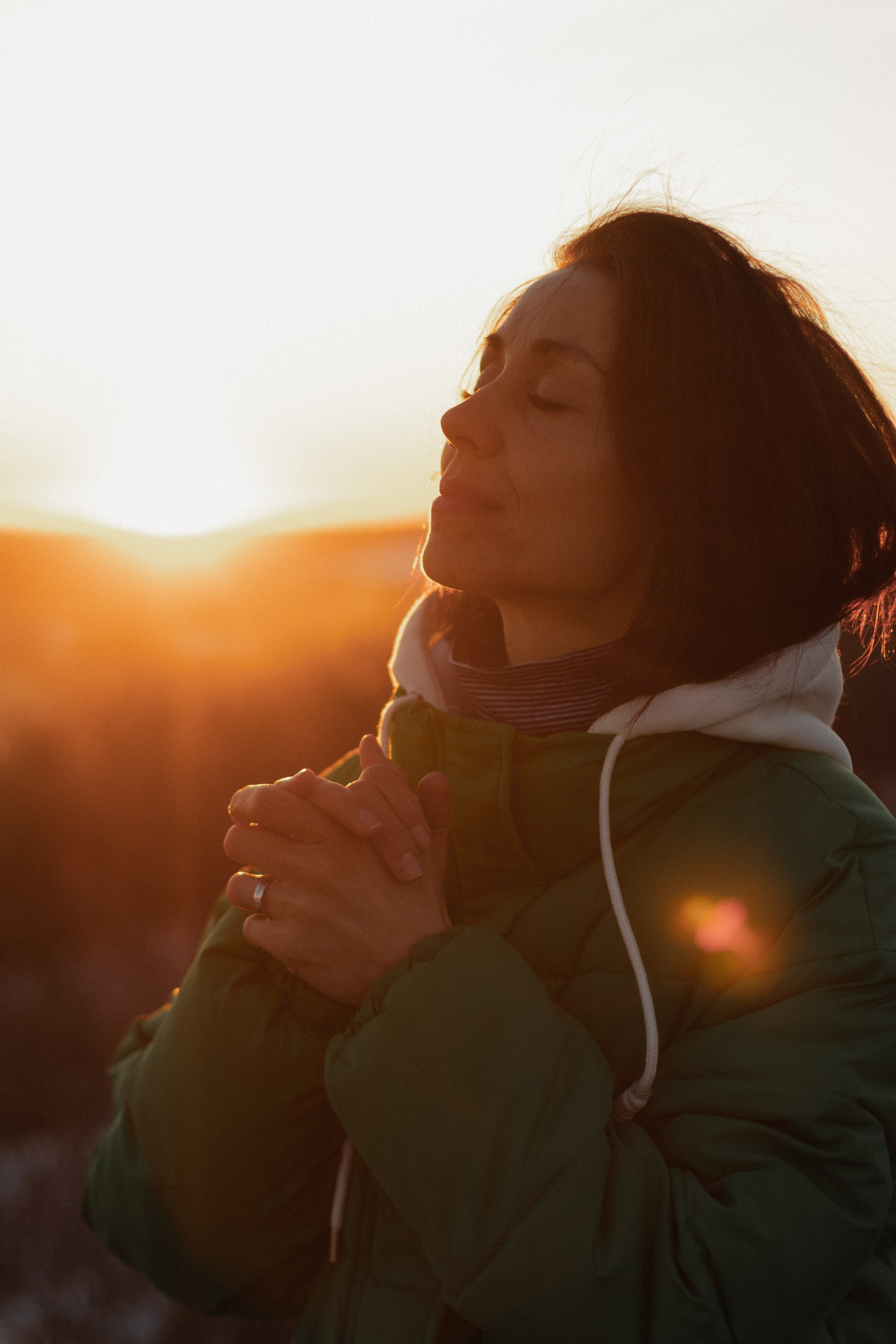 На закате в горах. Фотограф Исламова Диана