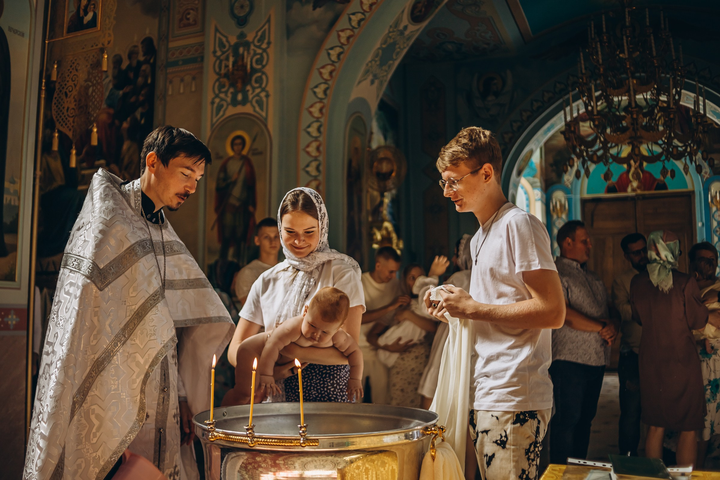 Крещение Надежды. Семейный фотограф в Волгодонске Краченцева Анна
