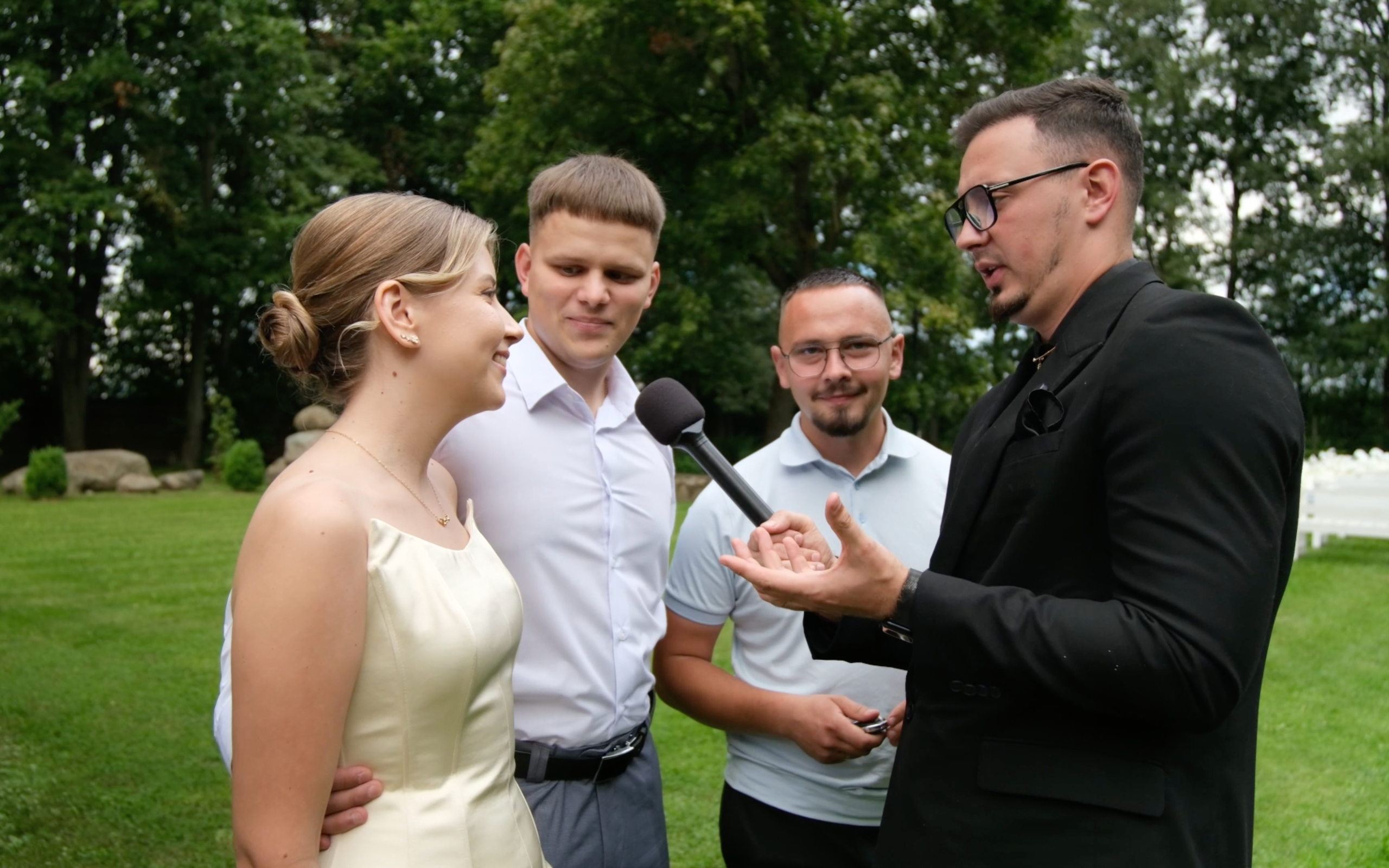 Свадебное SDE интервью в Левшово. Репортажный видеограф Илья Сухоносиик