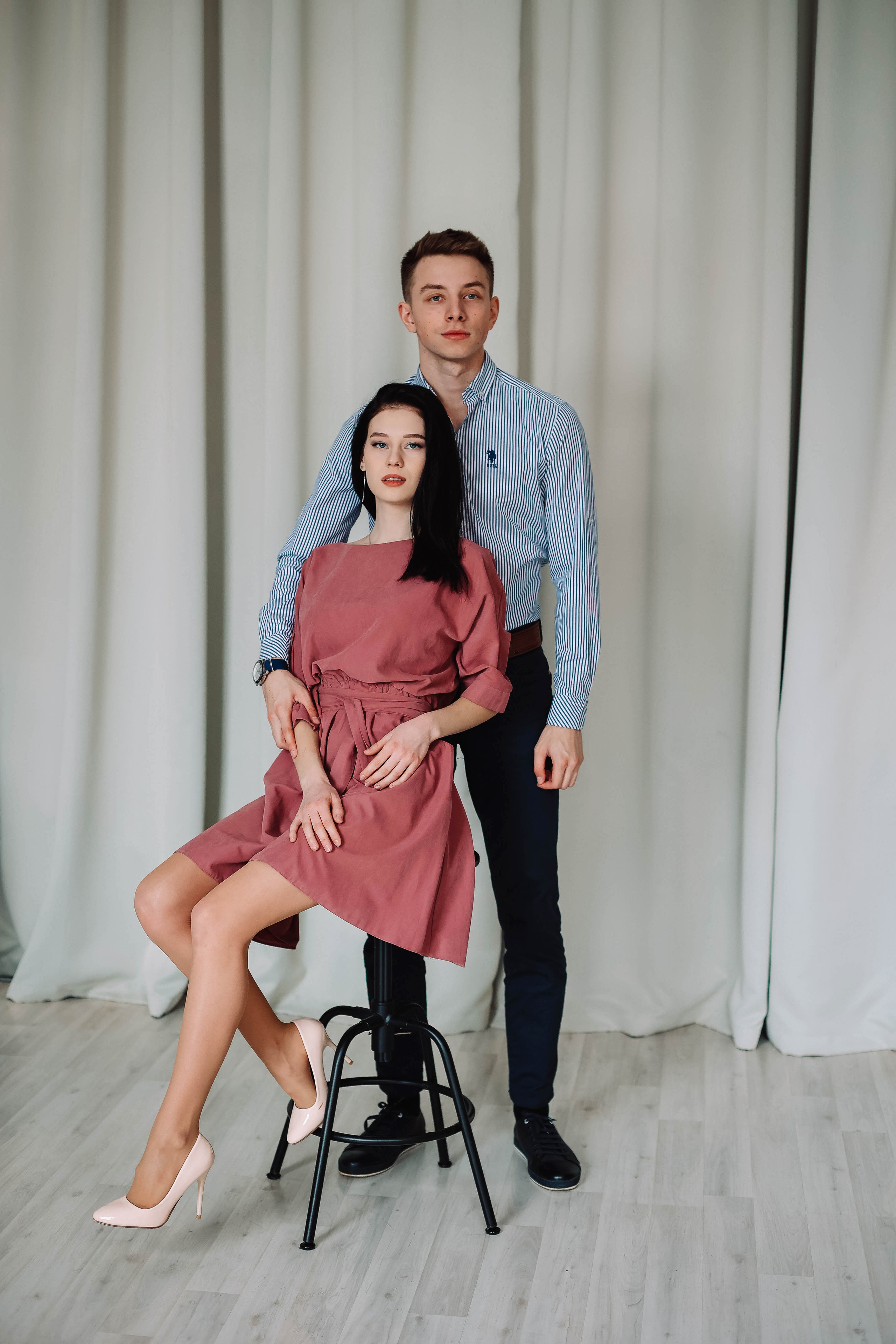 Alex & Alice, студийная фотосессия. Свадебный и семейный фотограф в Краснодаре Анастасия Прудко