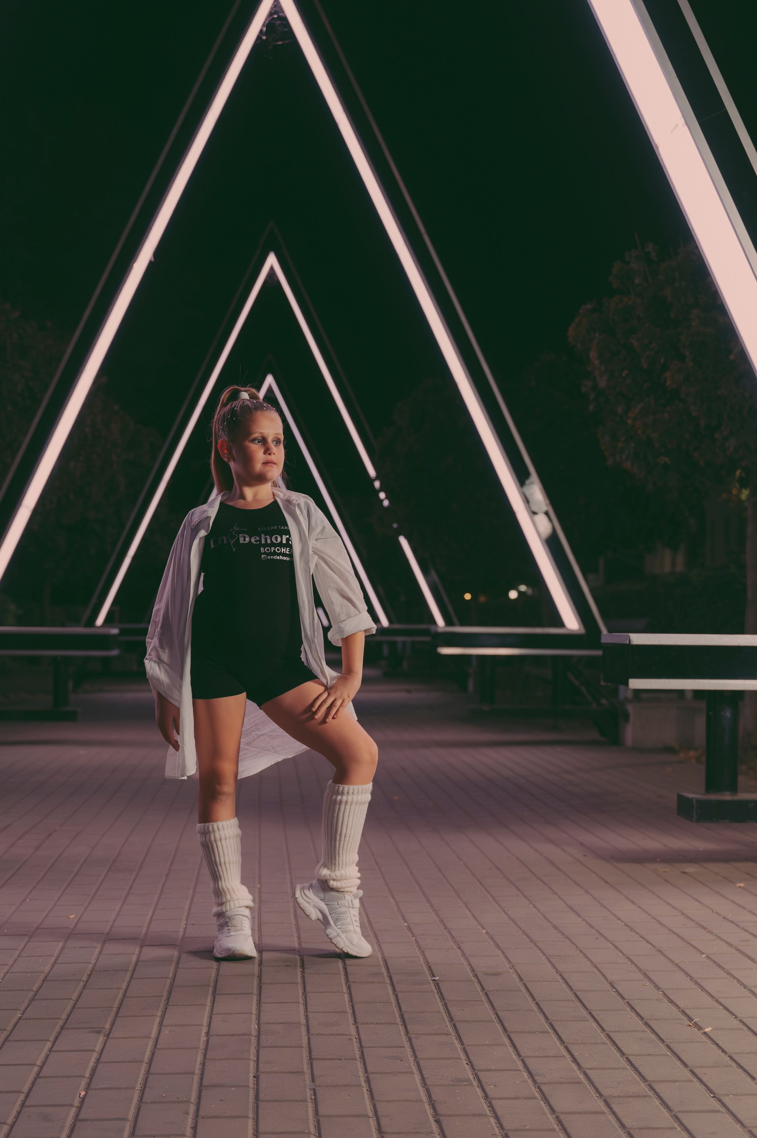 Съёмка EnDehors в вечернем городе. Фотограф Сергей Дружков (Воронеж / Липецк)