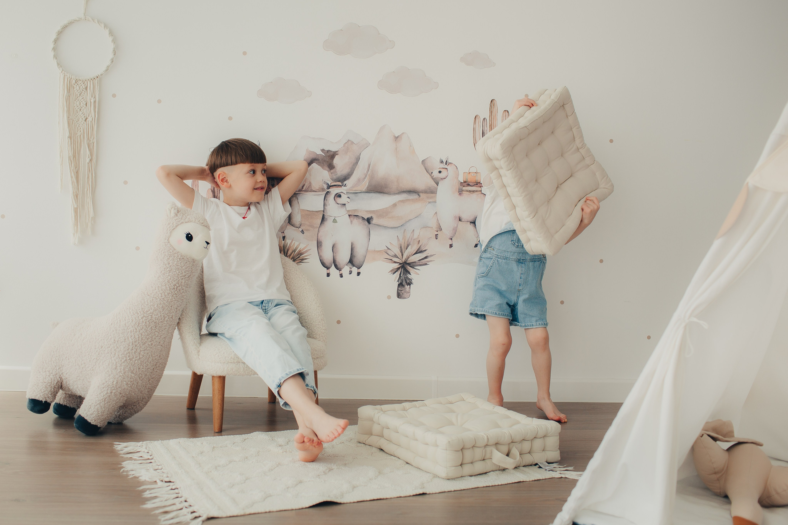 Семейная фотосессия в студии. Фотограф Евгения Мальцева, Архангельск