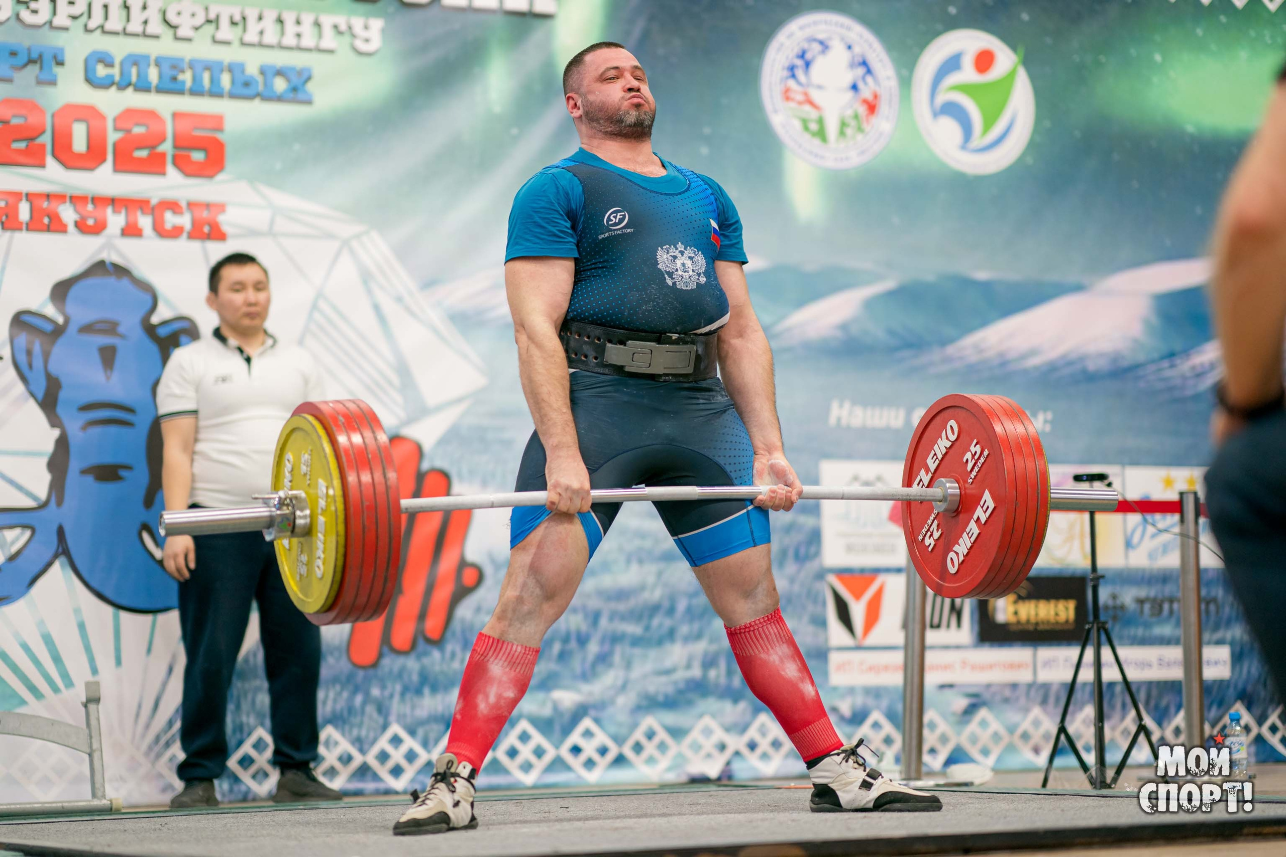 Чемпионат России по пауэрлифтигу 2025. Спорт слепых. Студия «Мой Спорт!» — все о спорте в Якутии