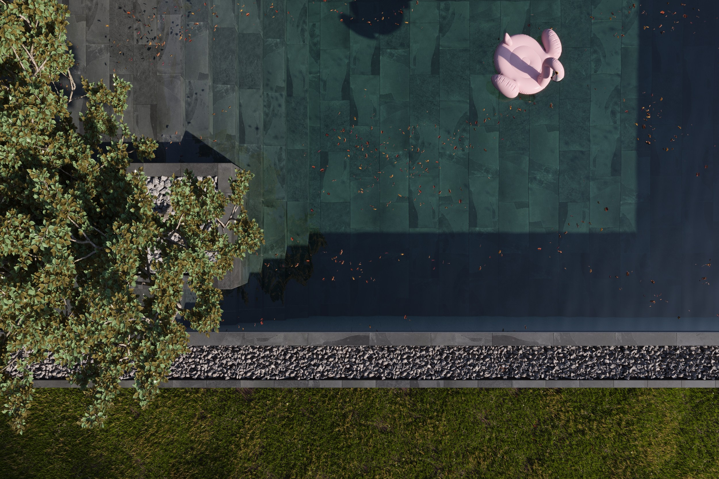 Y/A/O RESIDENCE. 3D визуализация интерьера и архитектурной среды