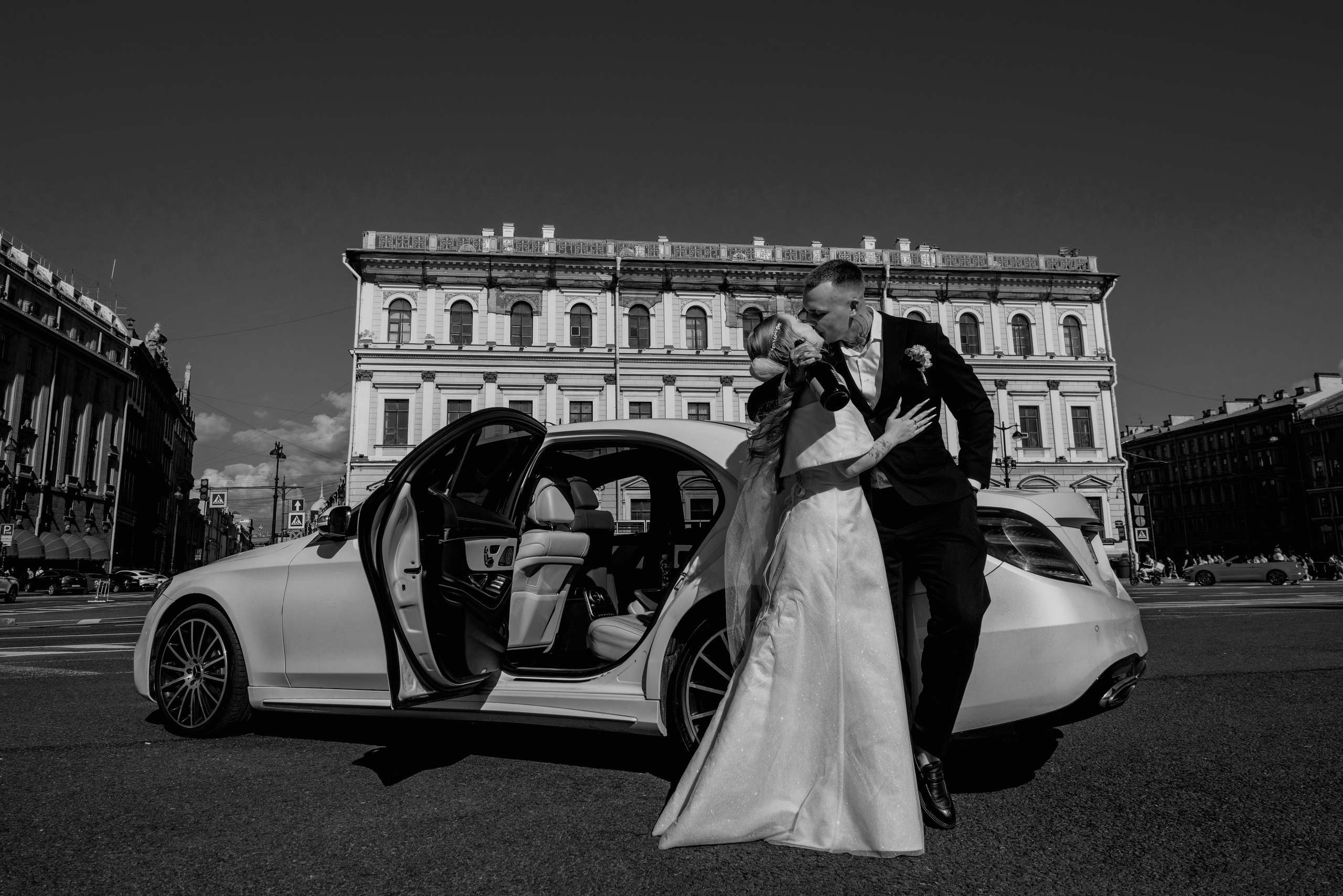 Виктория и Максим черно-белая серия. Портретный, семейный и свадебный фотограф в Санкт-Петербурге и в Москве Ширяев Денис