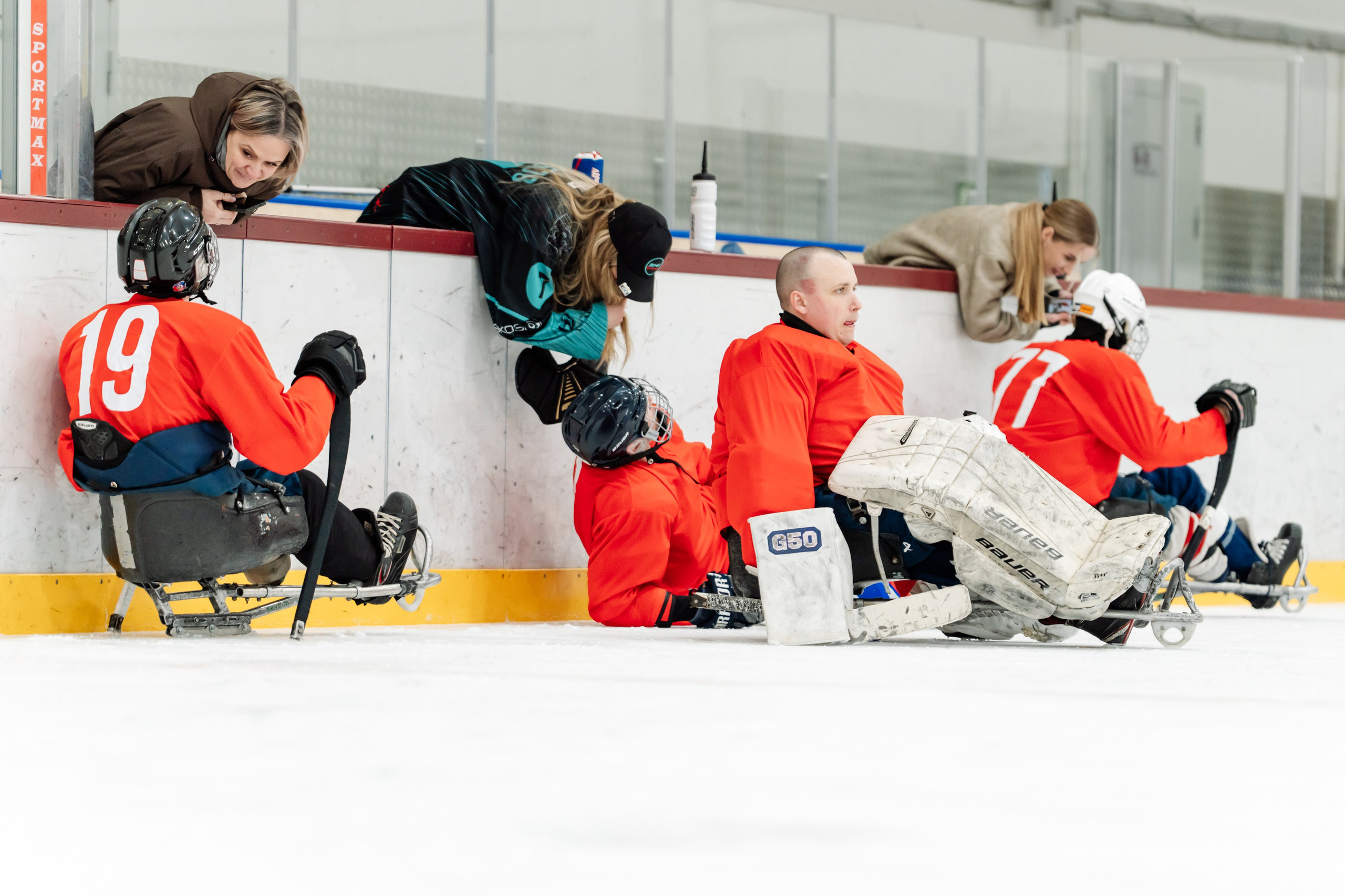 Игра в следж хоккей приуроченная 23.02.26 в арене Сталкер