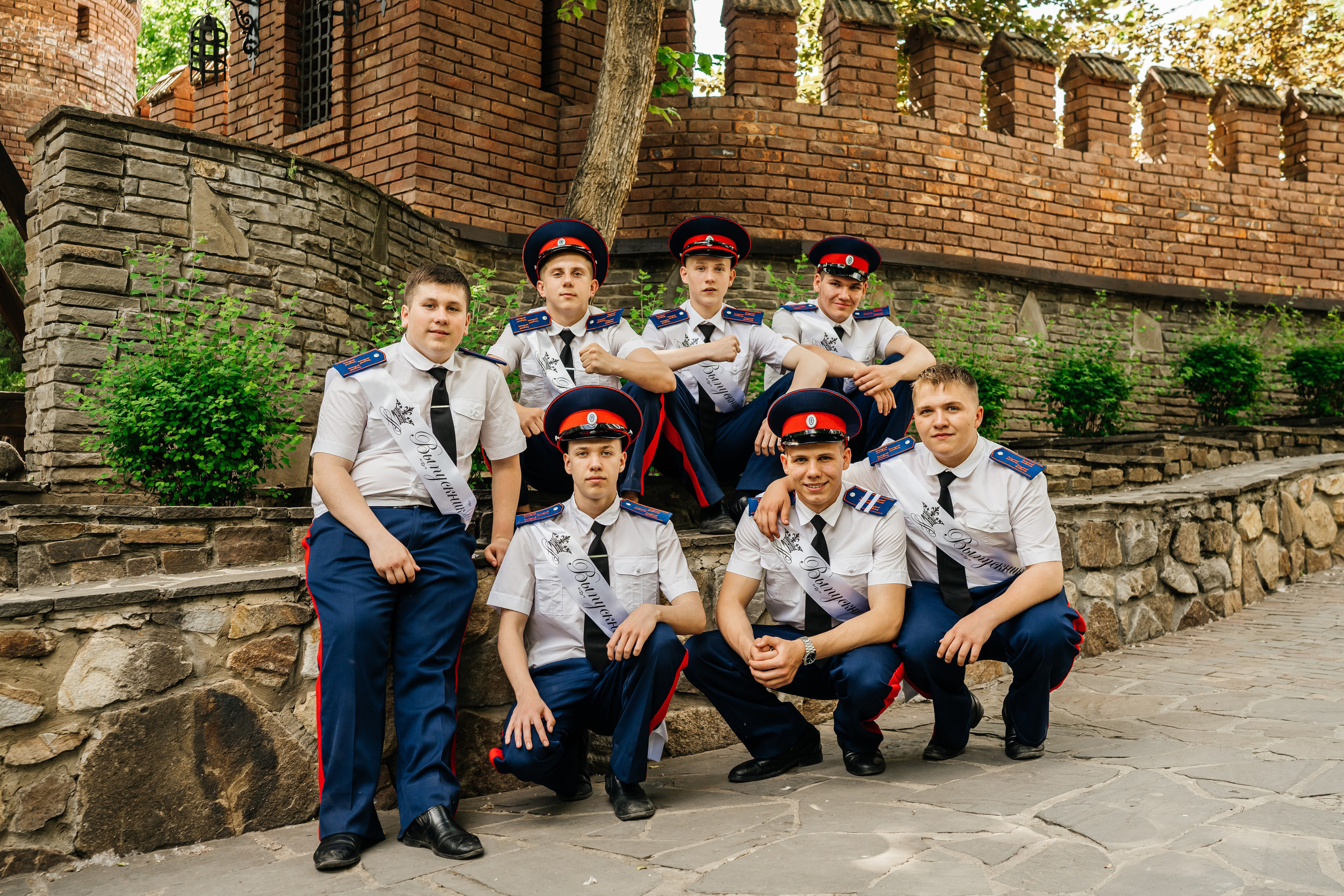 Школьники-кадеты в парке Лога. Фотограф в Каменске-Шахтинском Ольга Сагал