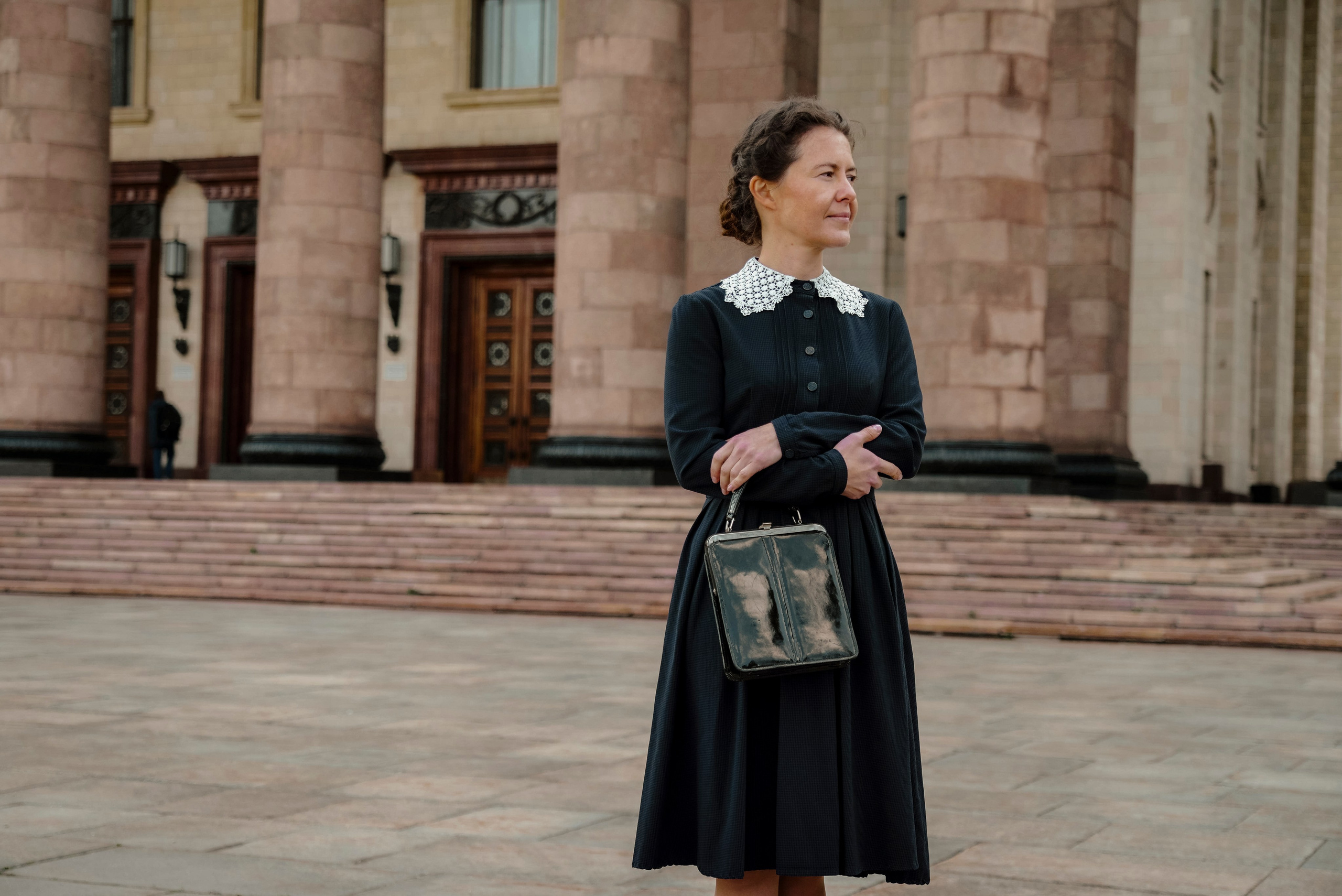 Ретро прогулка на Воробьевых горах. Фотограф Москва: тематическая фотосессия с подбором образа