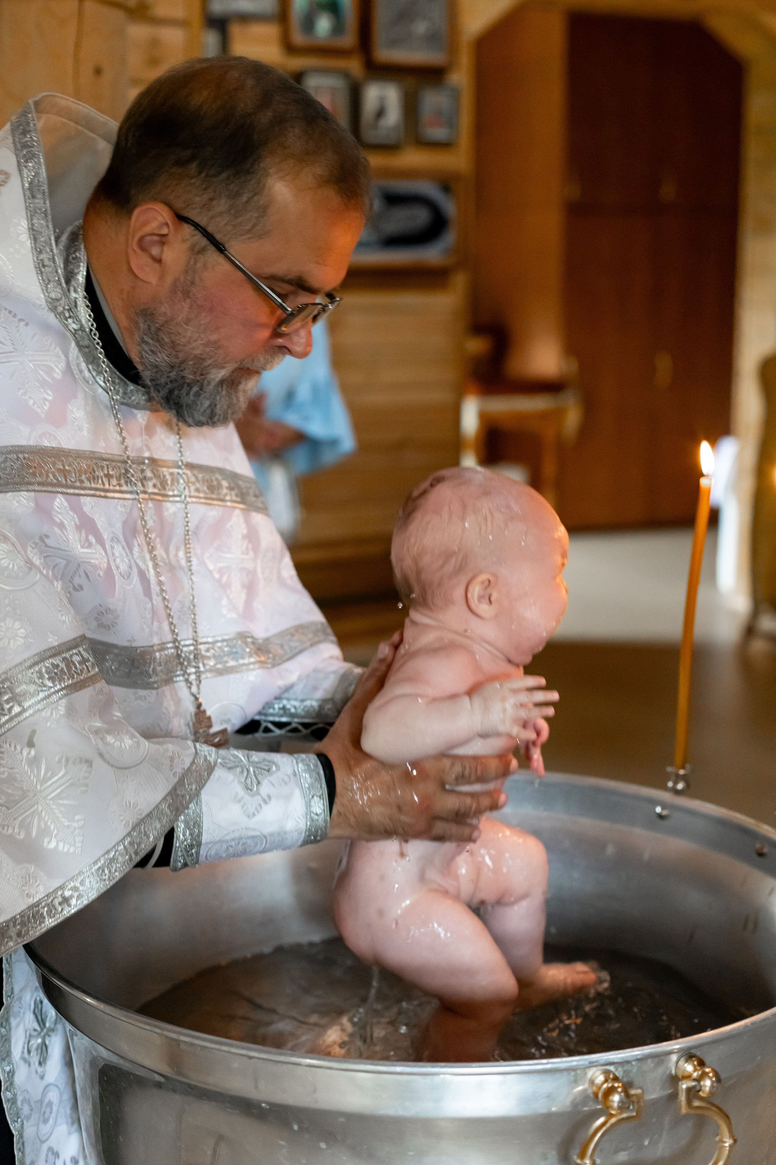 Таинство крещения Храм Святого страстотерпца Императора Николая Второго (г. Щелково). Фотограф Щелково/ Москва Татьяна Жучкова